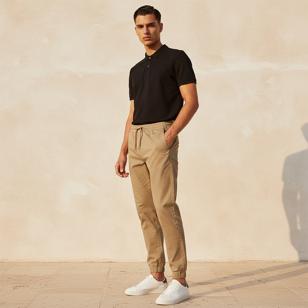 بنطلون رياضي بقصّة سليم للرجال-men-clothing-bottoms-joggers-image-3