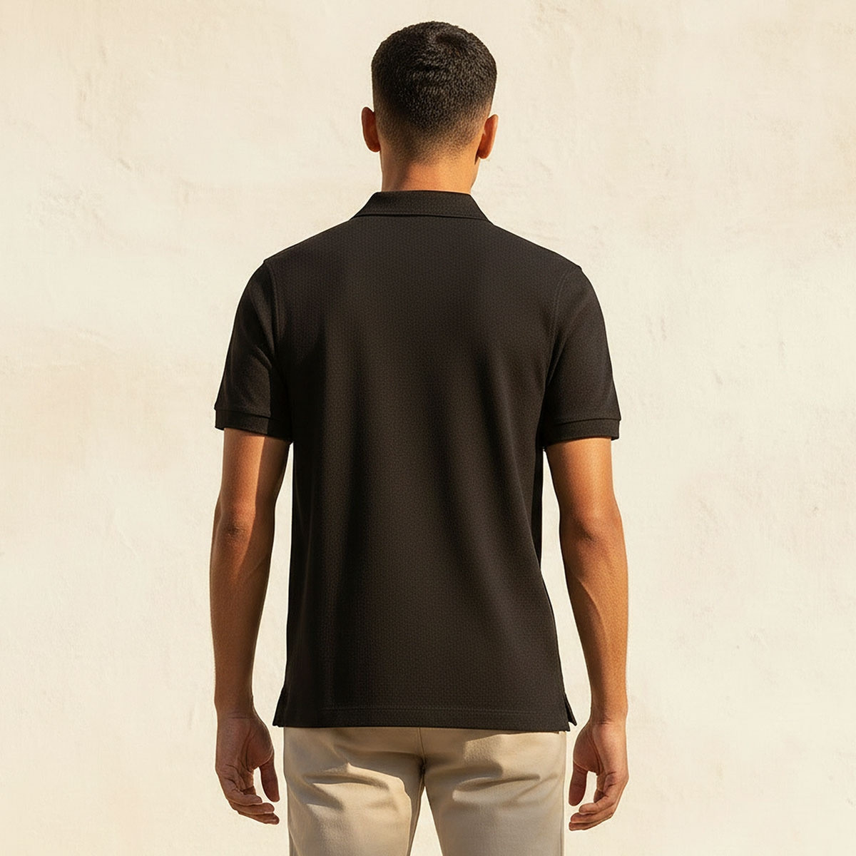 تيشيرت بولو بارز الملمس بأكمام قصيرة من سبلاش بيسك-men-clothing-tshirtsandpolos-polos-image-4