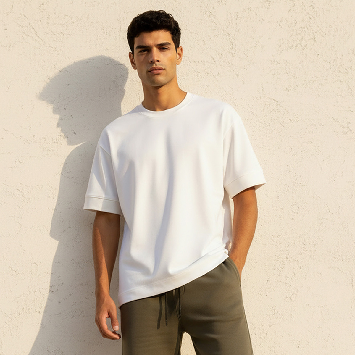 Men Regular Fit Crew Neck Short Sleeves T-shirt-men-clothing-tshirtsandpolos-tshirts-image-1