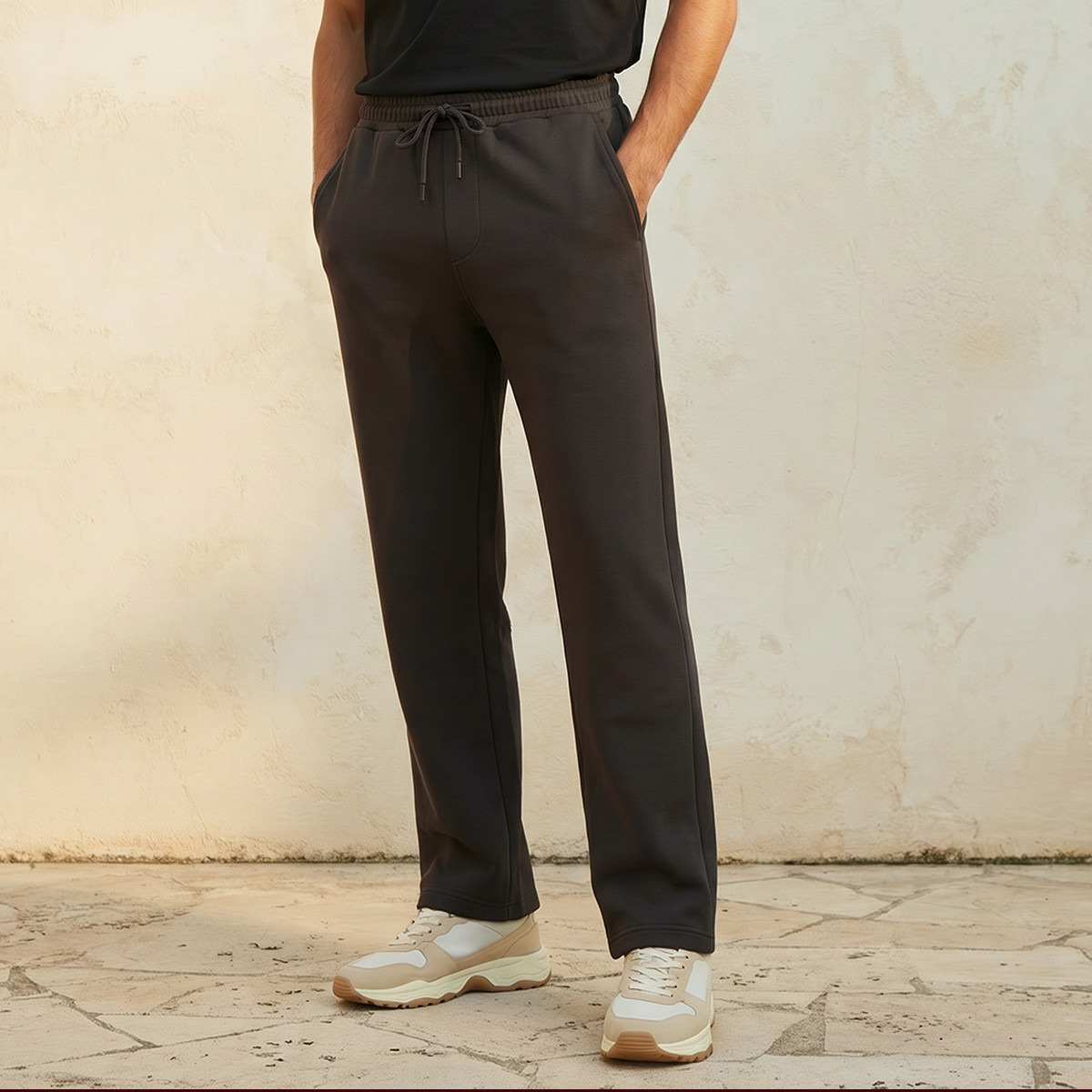 Men Straight Fit Joggers-men-clothing-bottoms-joggers-image-1