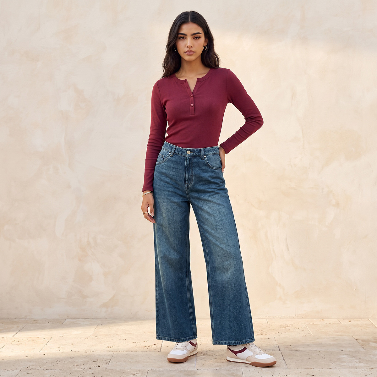 Splash Denim Wide Leg Jeans-women-clothing-bottoms-jeans-image-2