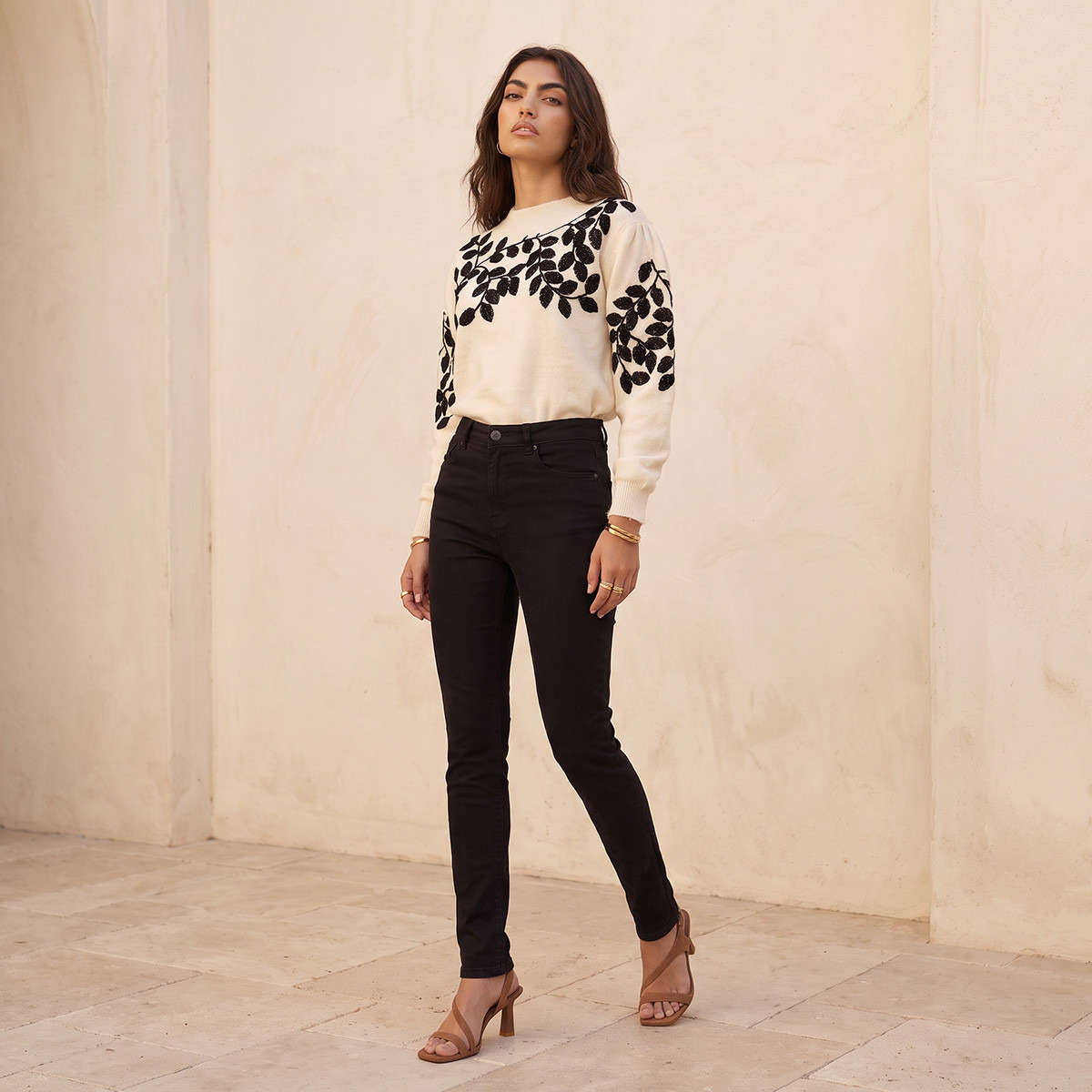 بنطلون جينز بخصر مرتفع من سبلاش-women-clothing-bottoms-jeans-image-2