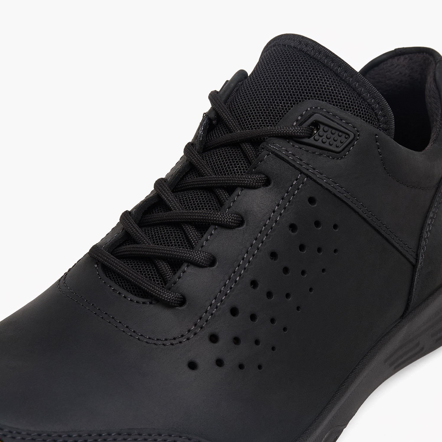 Ecco Men Leather Lace-Up Ankle Sneakers-men-shoes-sneakers-image-4