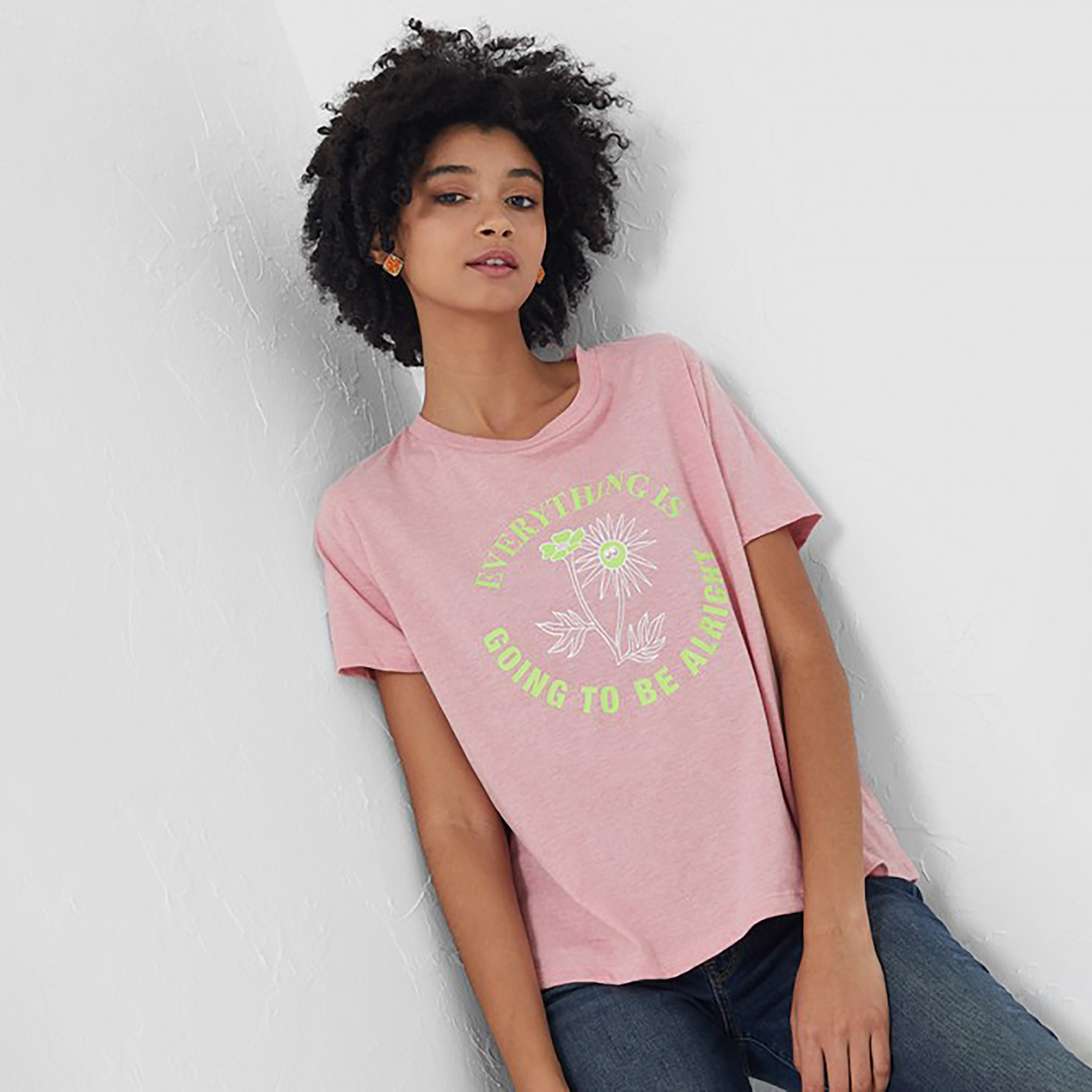 Levi's Printed Crew Neck Short Sleeves T-Shirt-women-clothing-tshirts-image-1
