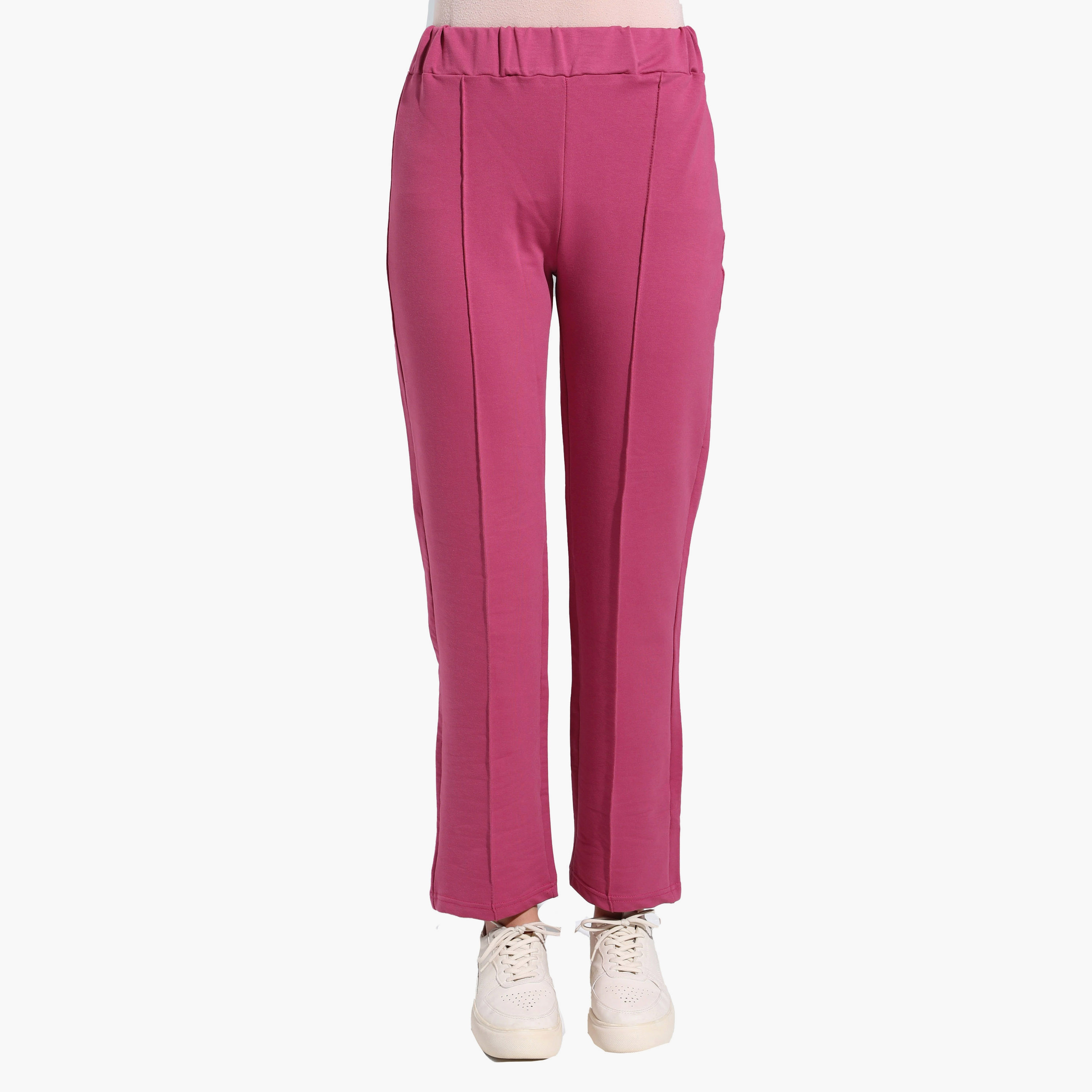 طقم بدلة رياضية مكون من سويت شيرت وسروال رياضي بغطاء للرأس من مودانيسا-women-clothing-coordsets-image-4