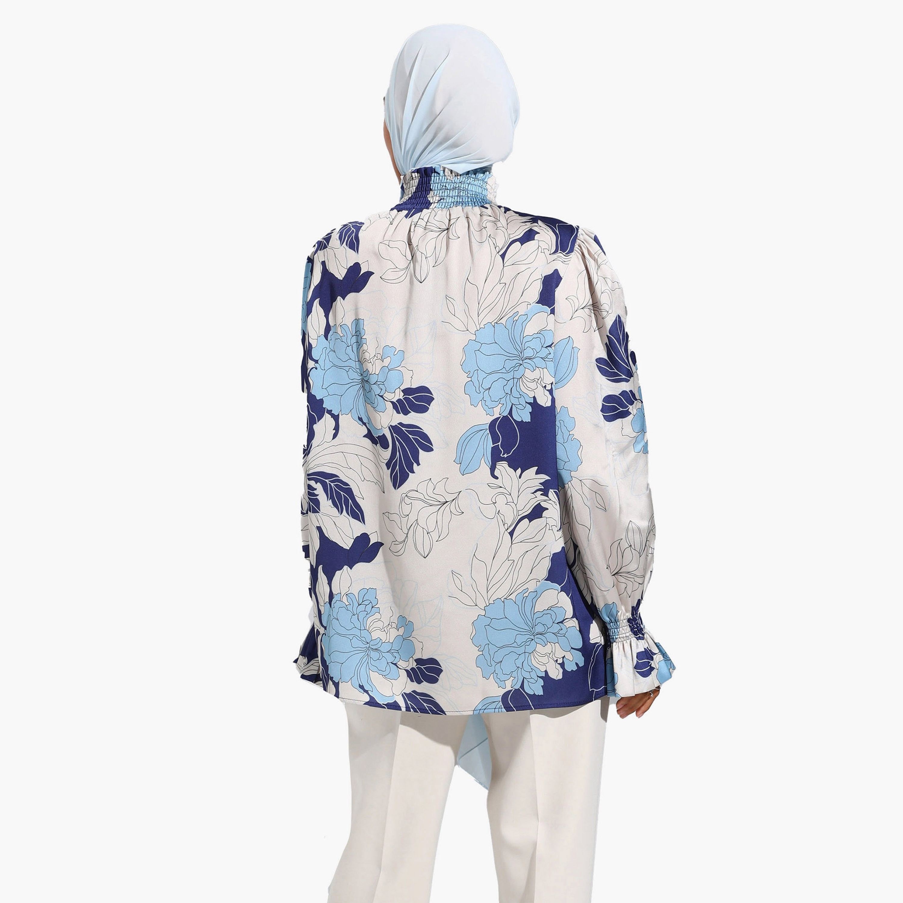 Modanisa Floral High Neck Long Sleeves Top-women-clothing-shirtsandblouses-blouses-image-5