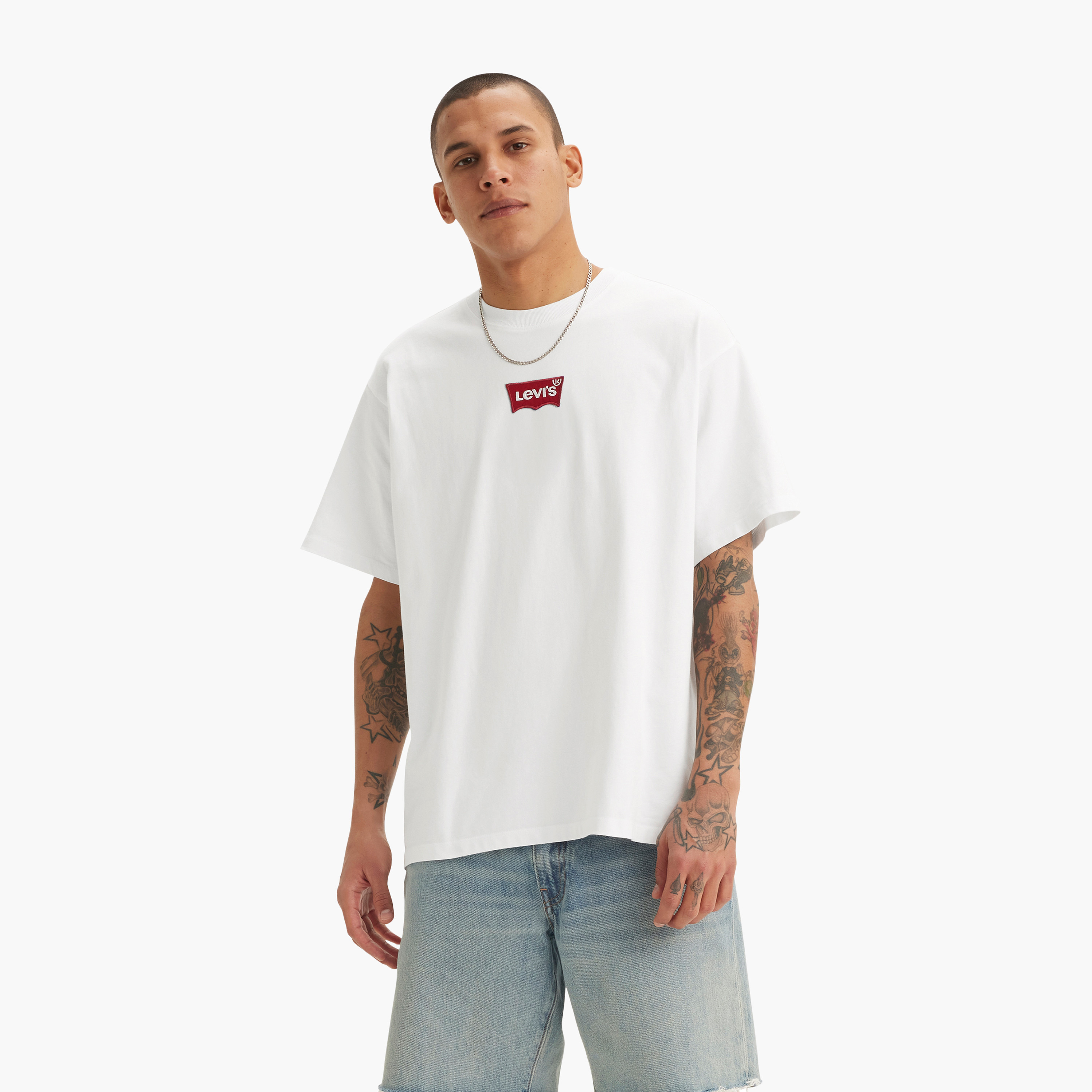 Levi's Plain Crew Neck Short Sleeves Men's T-Shirt-men-clothing-tshirtsandpolos-tshirts-image-1