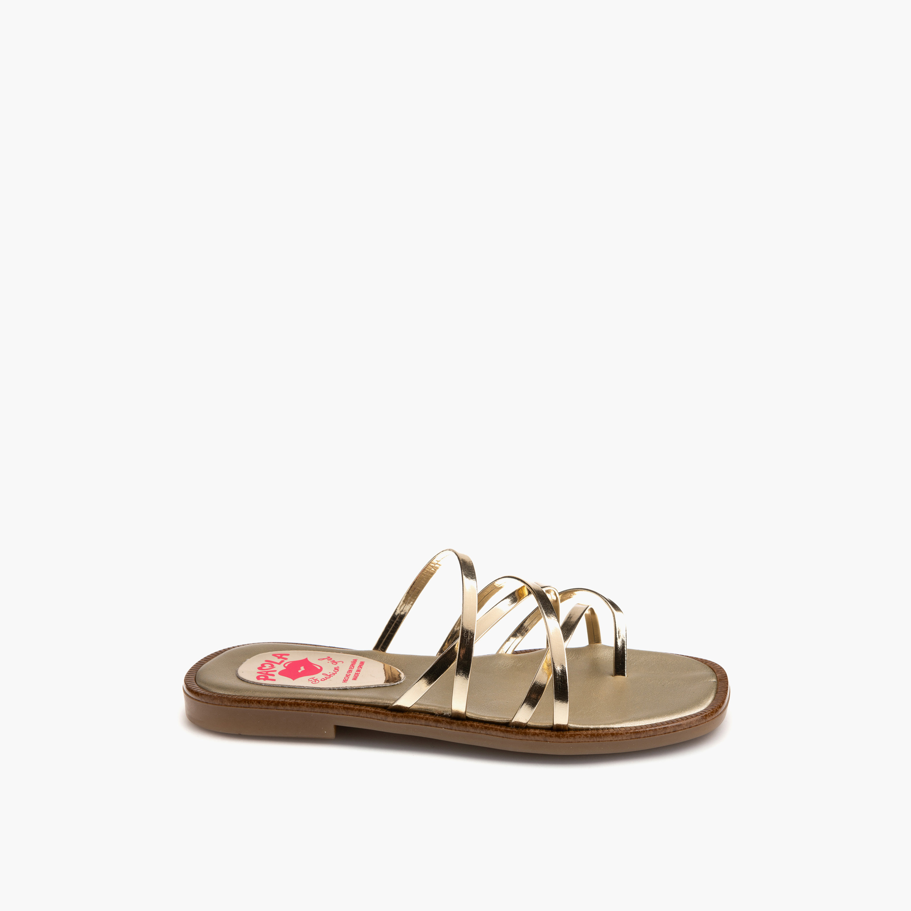صندل سهل الارتداء بحزام متقاطع للبنات من بابلوسكي-girls-shoes-sandals-image-1