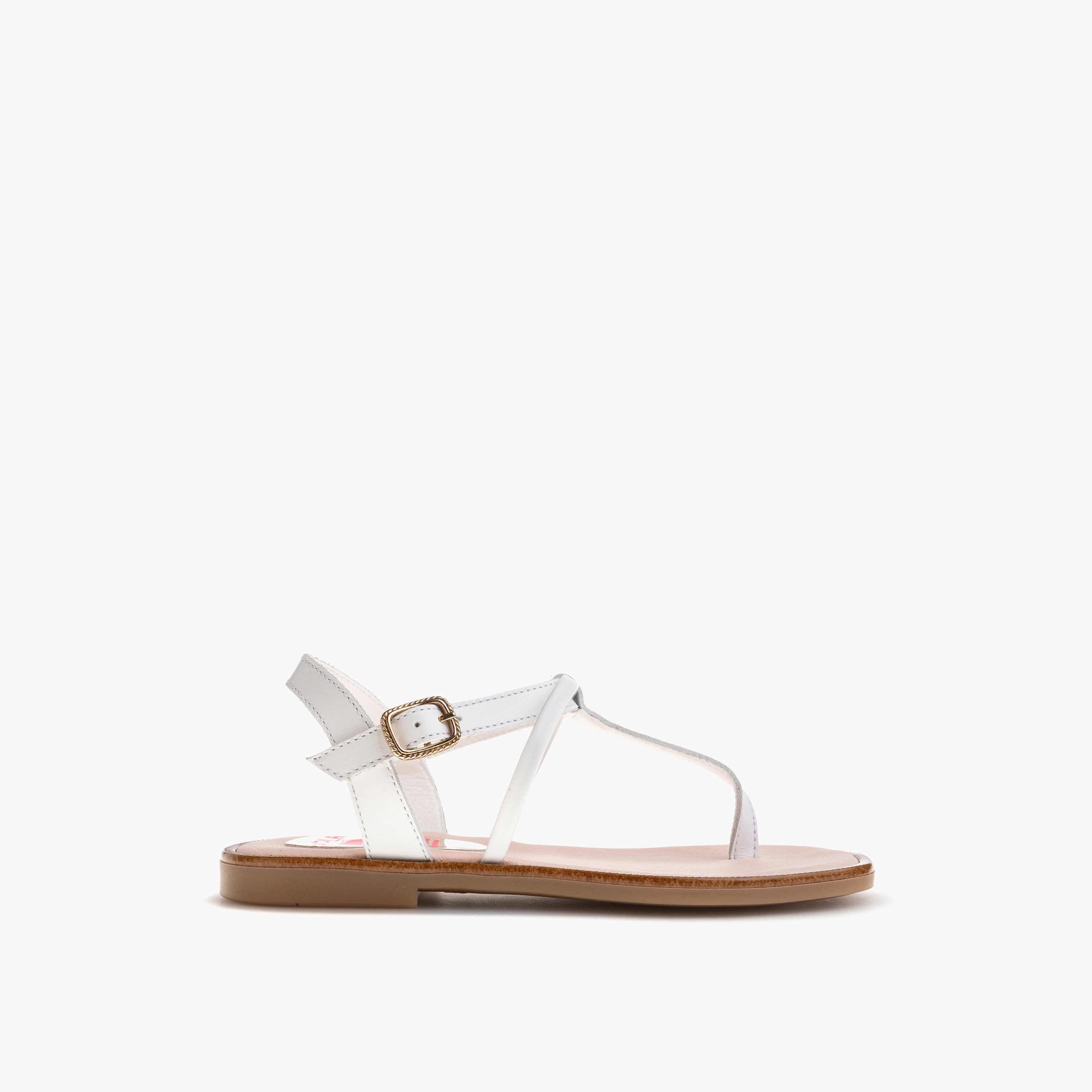 Pablosky Girls' Strap Sandals with Buckle Closure-girls-shoes-sandals-image-2