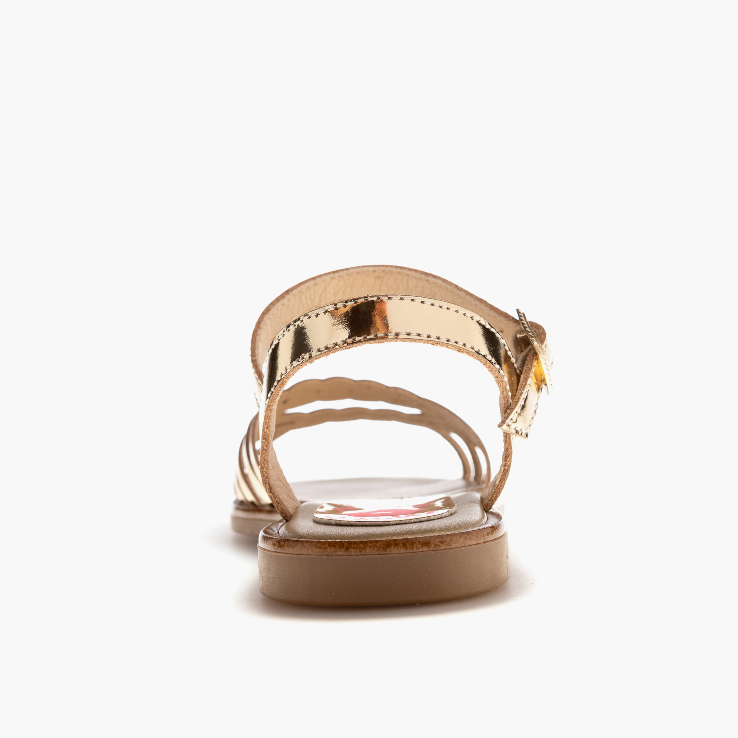 Pablosky Girls' Cross Strap Sandals with Buckle Closure-girls-shoes-sandals-image-3