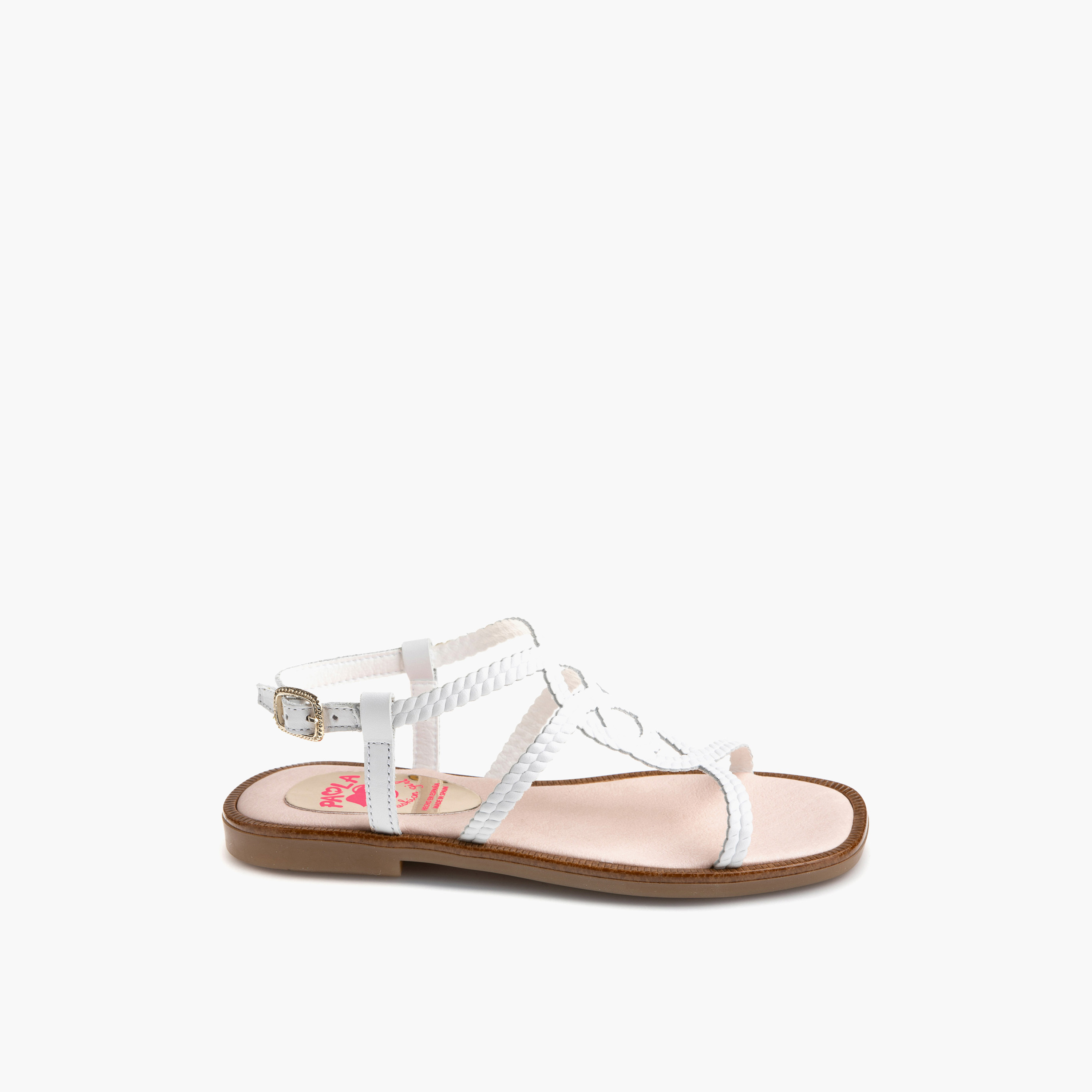 صندل بحزام وإبزيم إغلاق للبنات من بابلوسكي-girls-shoes-sandals-image-1