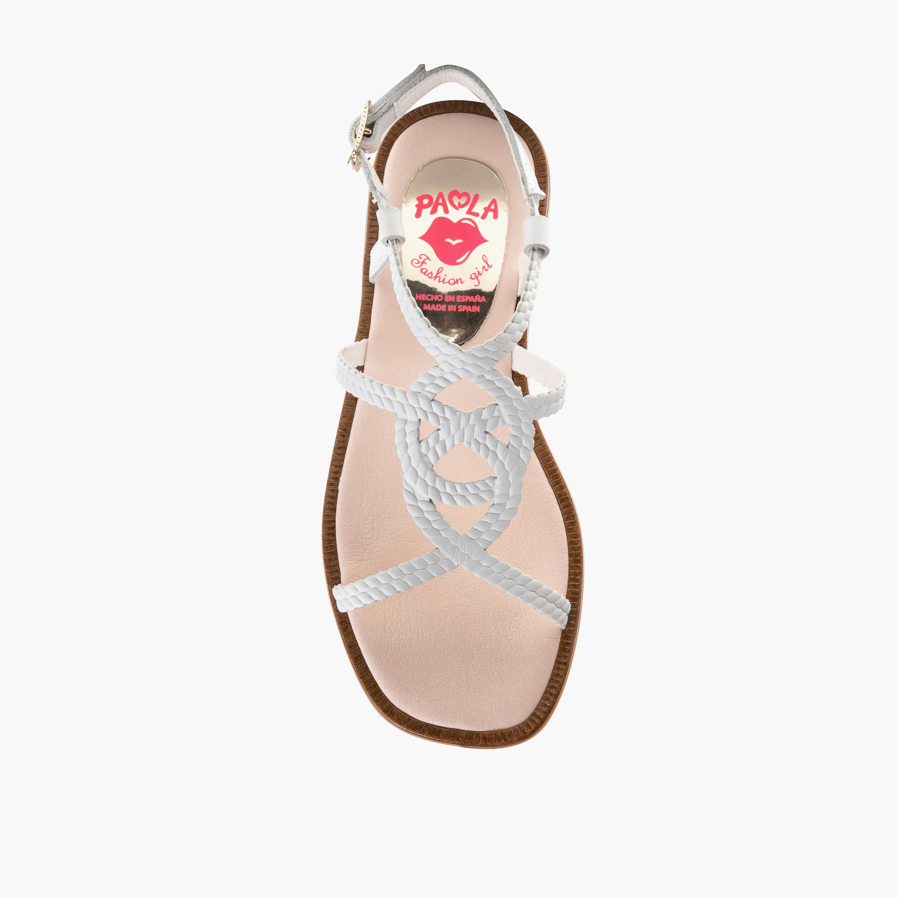 صندل بحزام وإبزيم إغلاق للبنات من بابلوسكي-girls-shoes-sandals-image-4