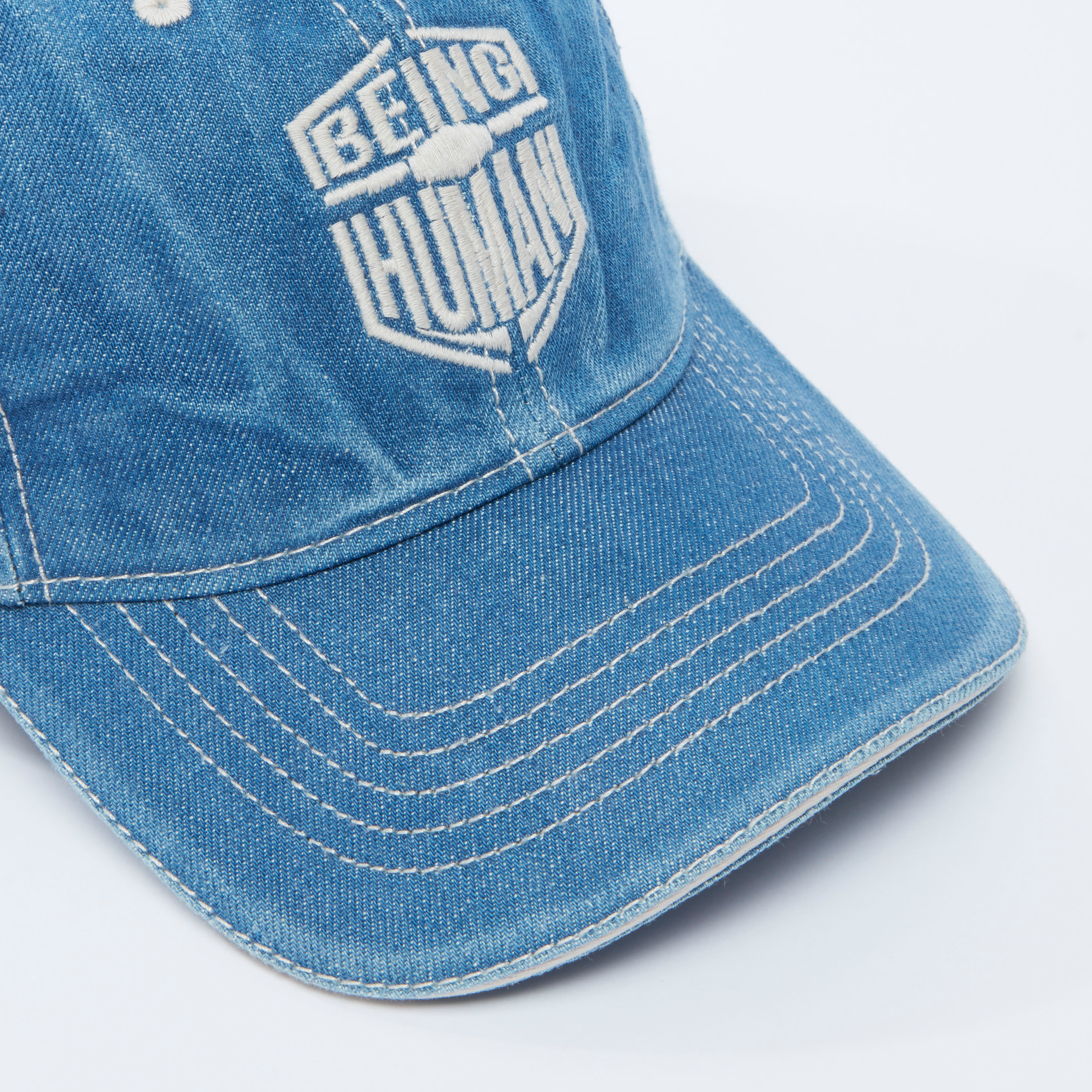 قبعة كاب بارزة الملمس بإبزيم إغلاق بيينج هيومان-men-caps-image-3