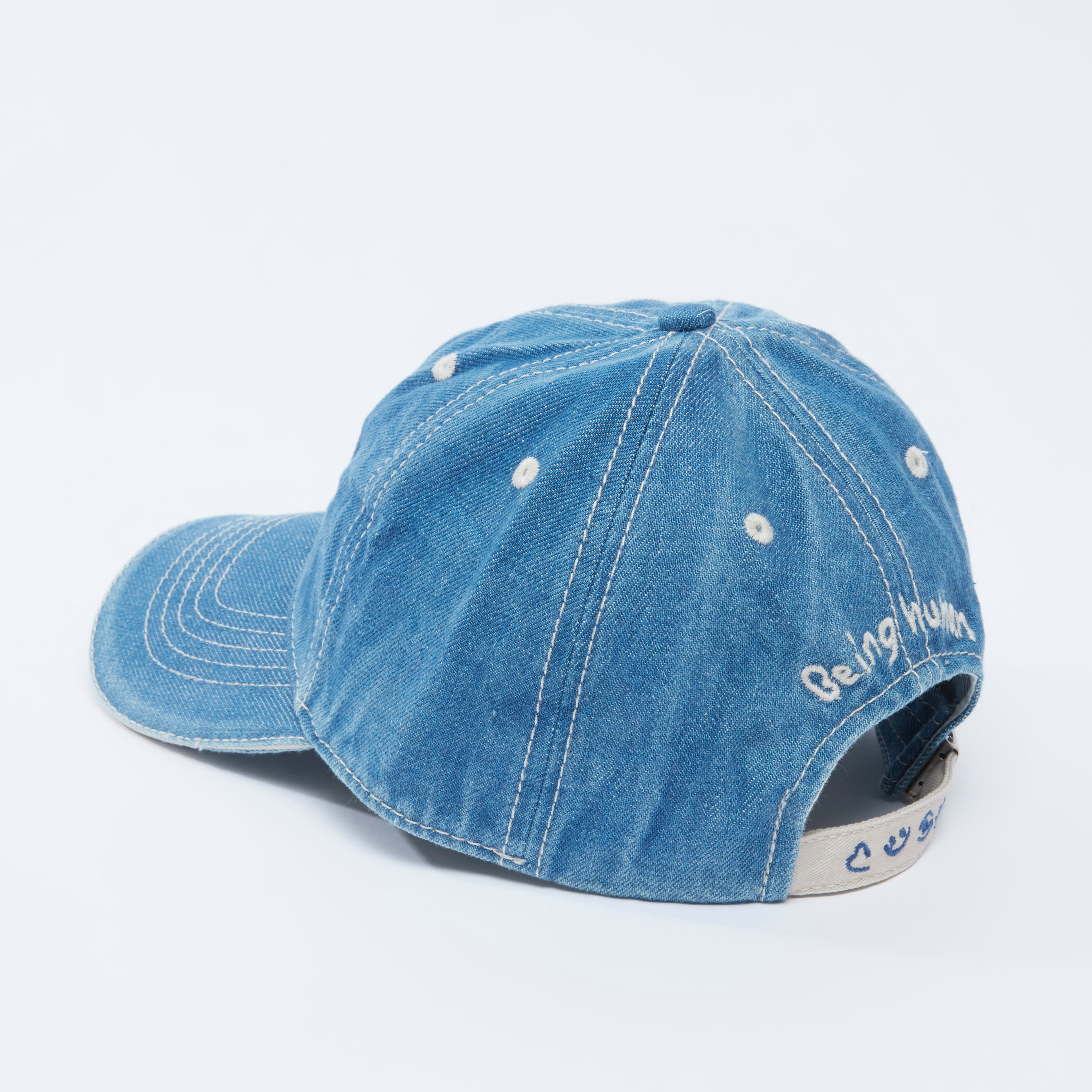 قبعة كاب بارزة الملمس بإبزيم إغلاق بيينج هيومان-men-caps-image-4