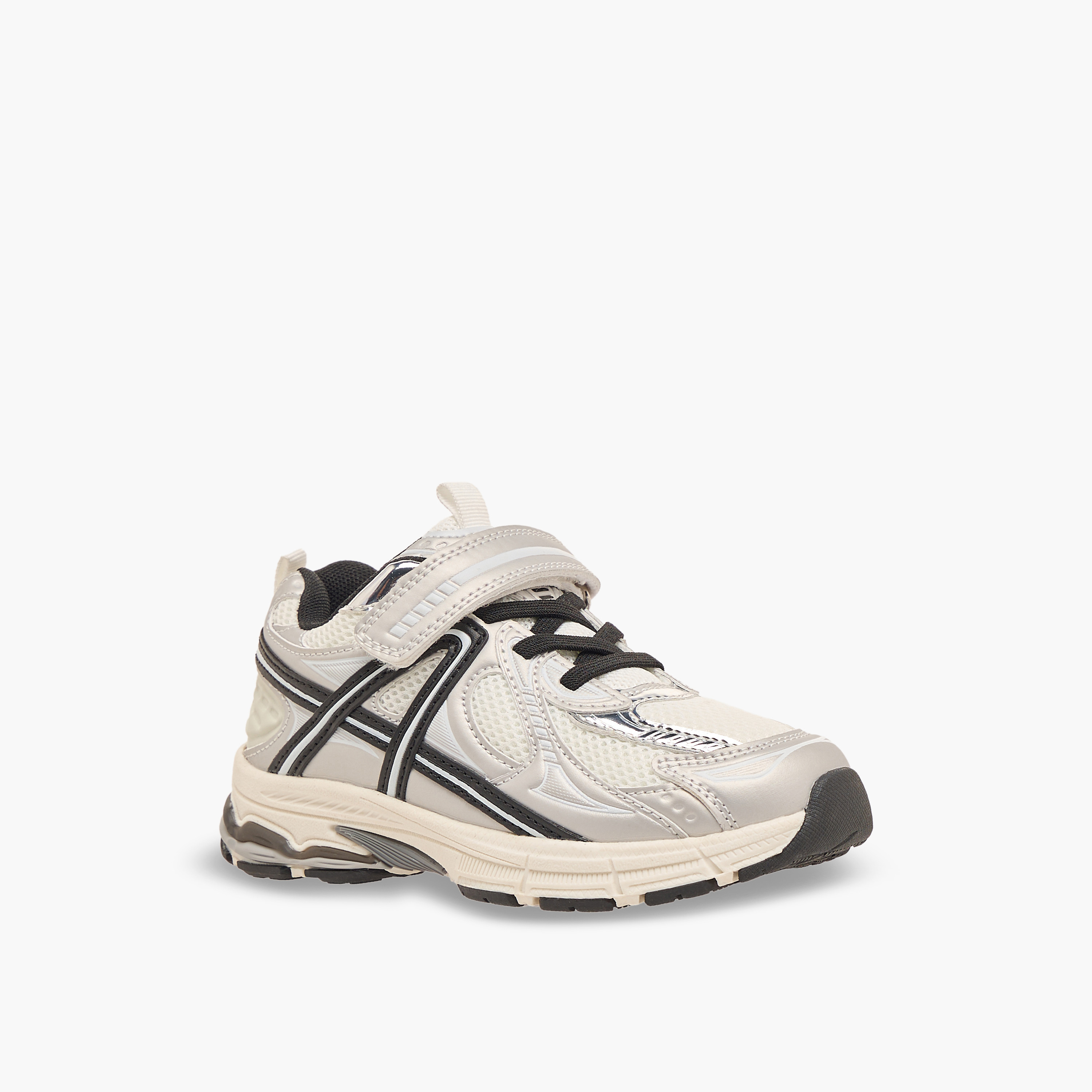 حذاء سنيكرز بألواح وشريط إغلاق لاصق من جونيورز-girls-shoes-sneakers-image-2