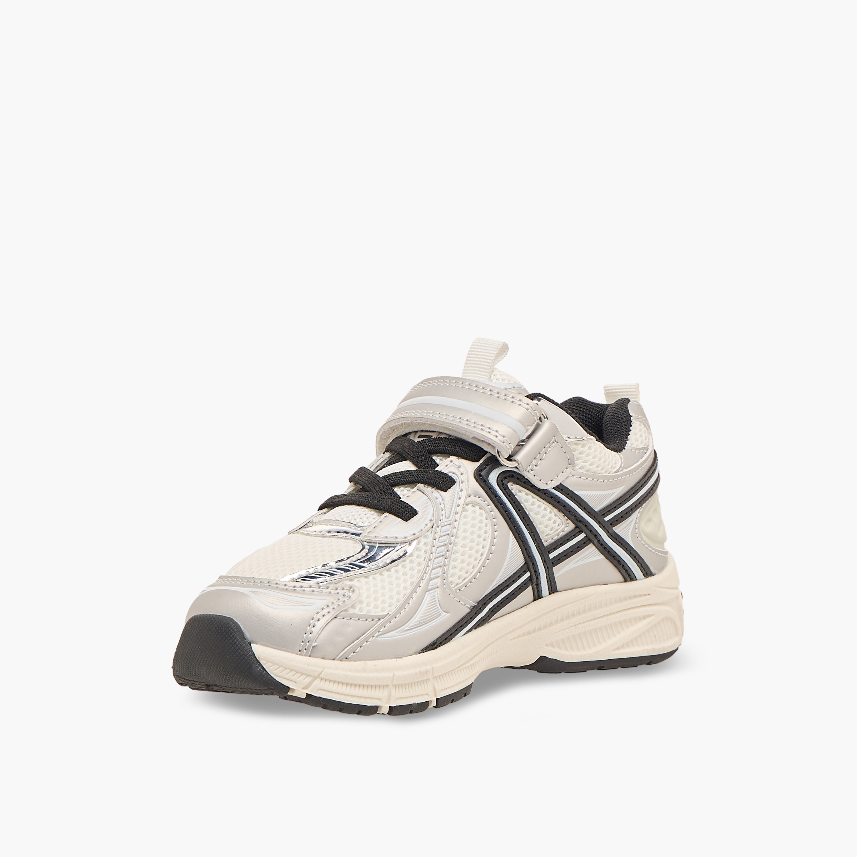 حذاء سنيكرز بألواح وشريط إغلاق لاصق من جونيورز-girls-shoes-sneakers-image-4
