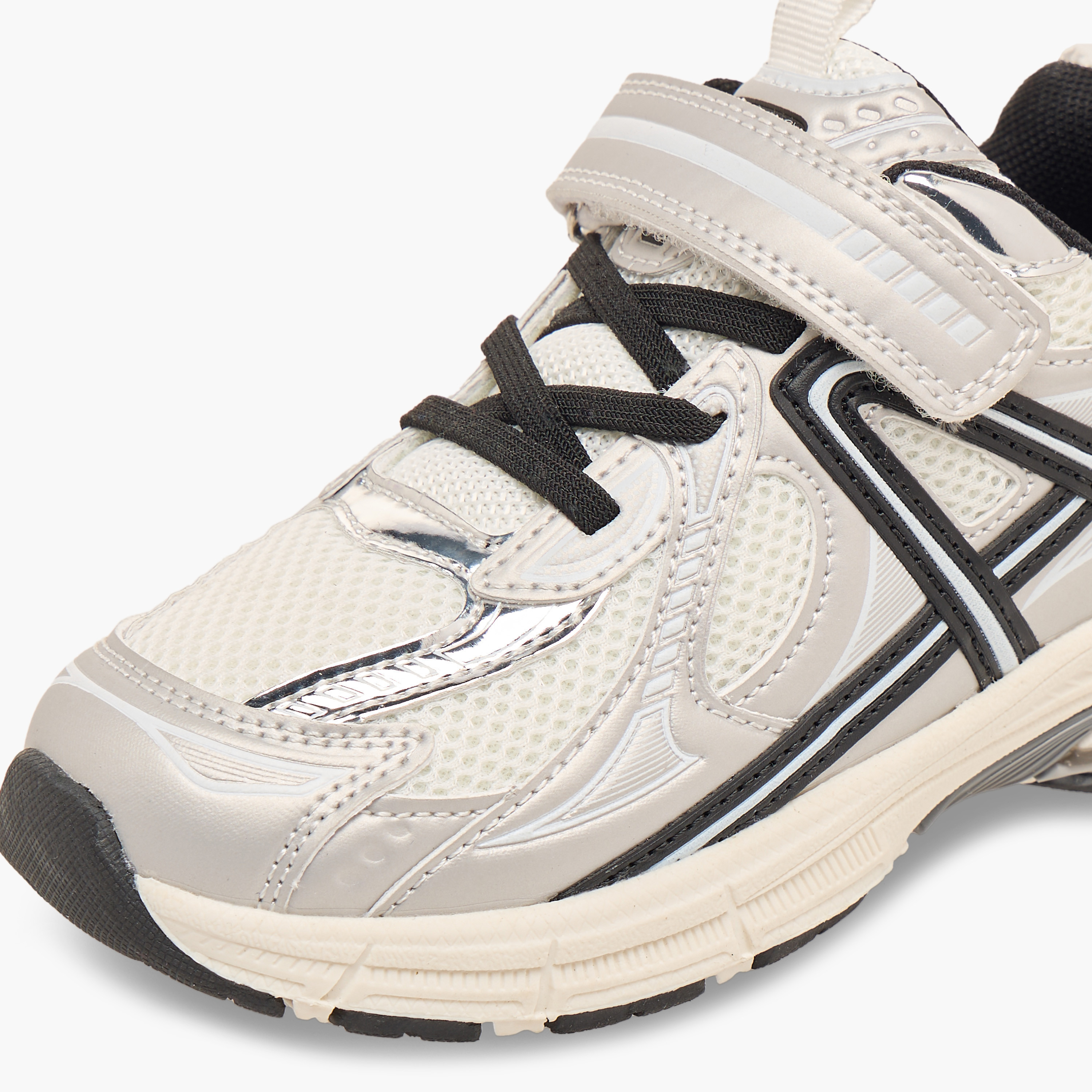 حذاء سنيكرز بألواح وشريط إغلاق لاصق من جونيورز-girls-shoes-sneakers-image-7