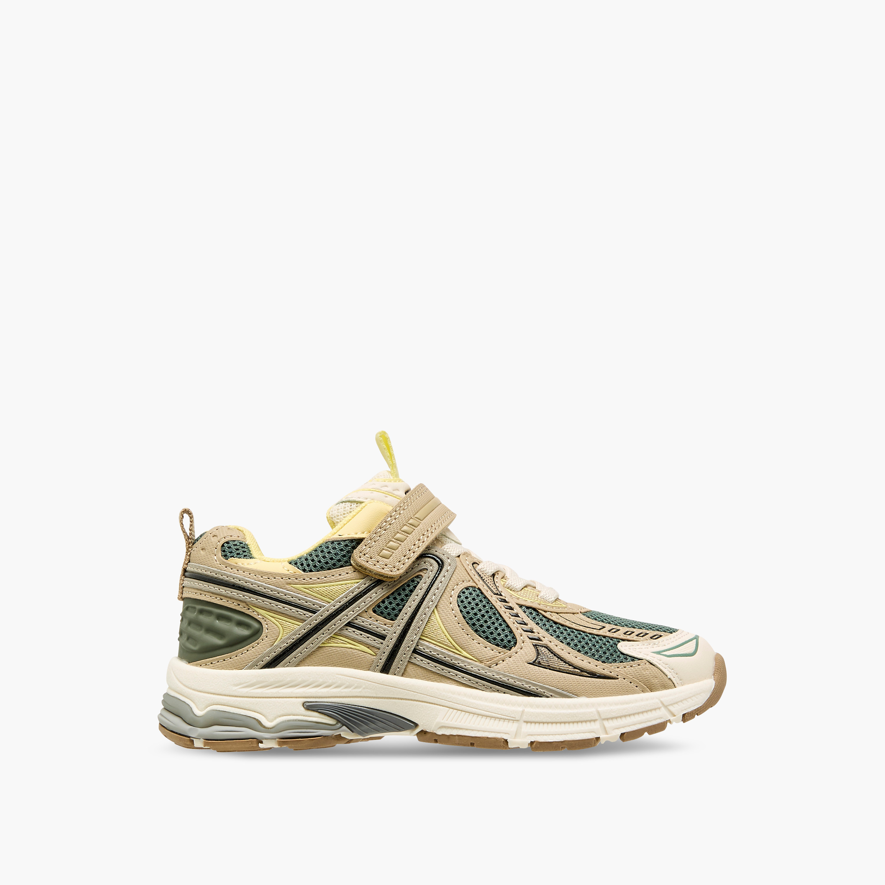 Mister Duchini Panelled Sneakers with Hook and Loop Closure-boys-shoes-sneakers-image-3