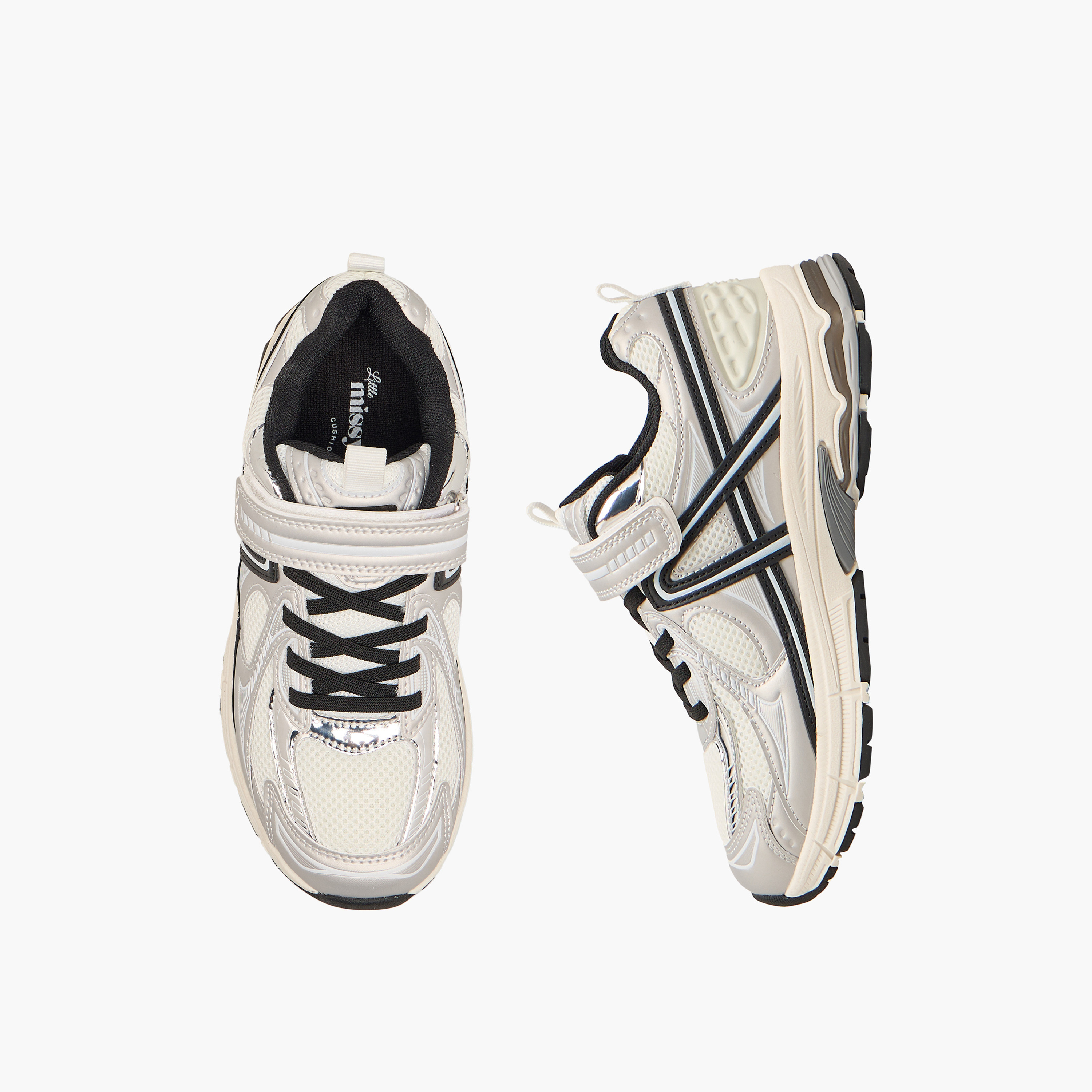 Little Missy Girls Hook & Loop Sneakers-girls-shoes-sneakers-image-1