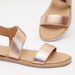 Strap Sandals with Elastic Closure-Women%27s Flat Sandals-thumbnail-4