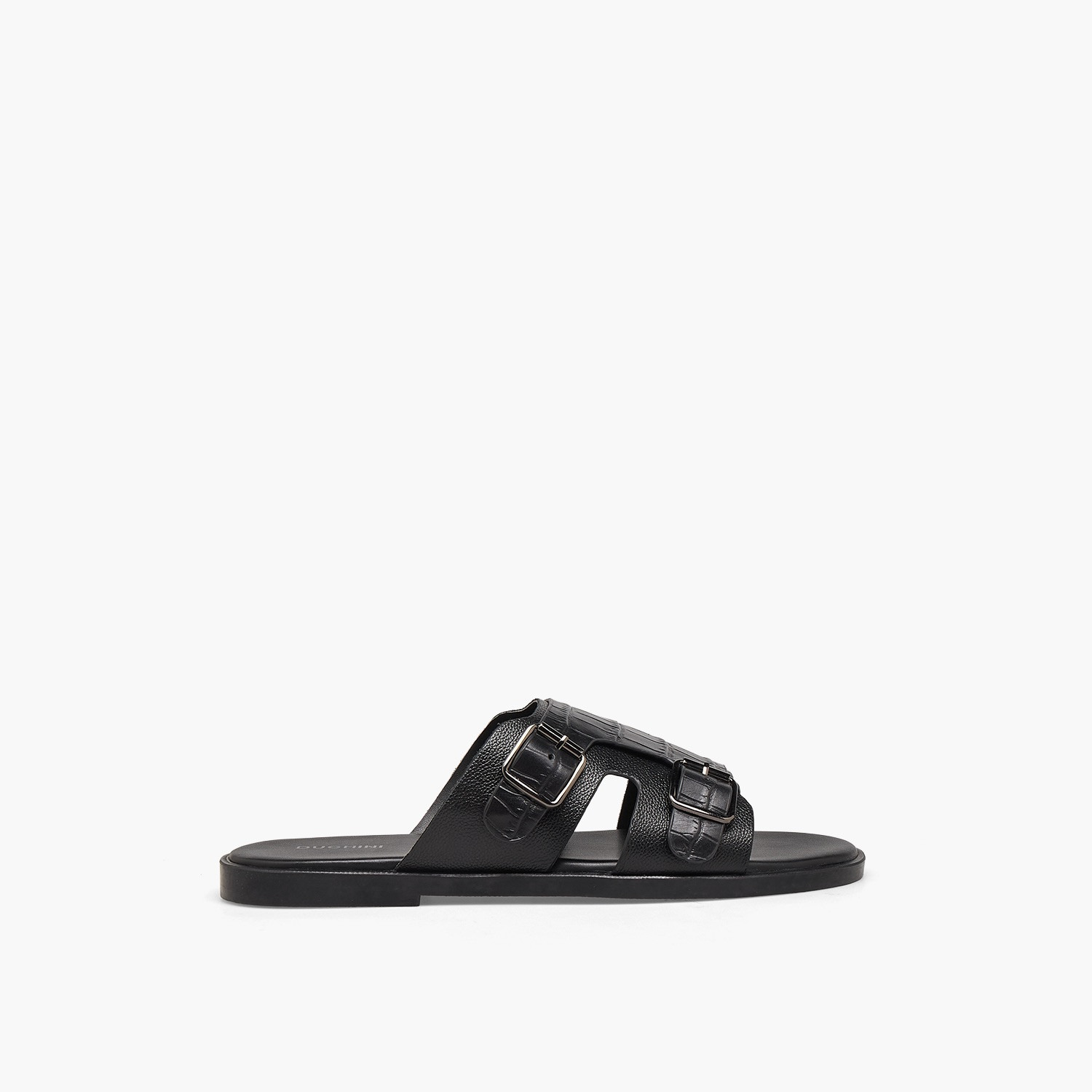 صندل بارز الملمس بإبزيم زينة للرجال من دوتشيني-men-shoes-sandals-image-3