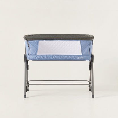 Juniors Percy Baby Co-sleeper - Blue and Grey ( Up to 6 months)