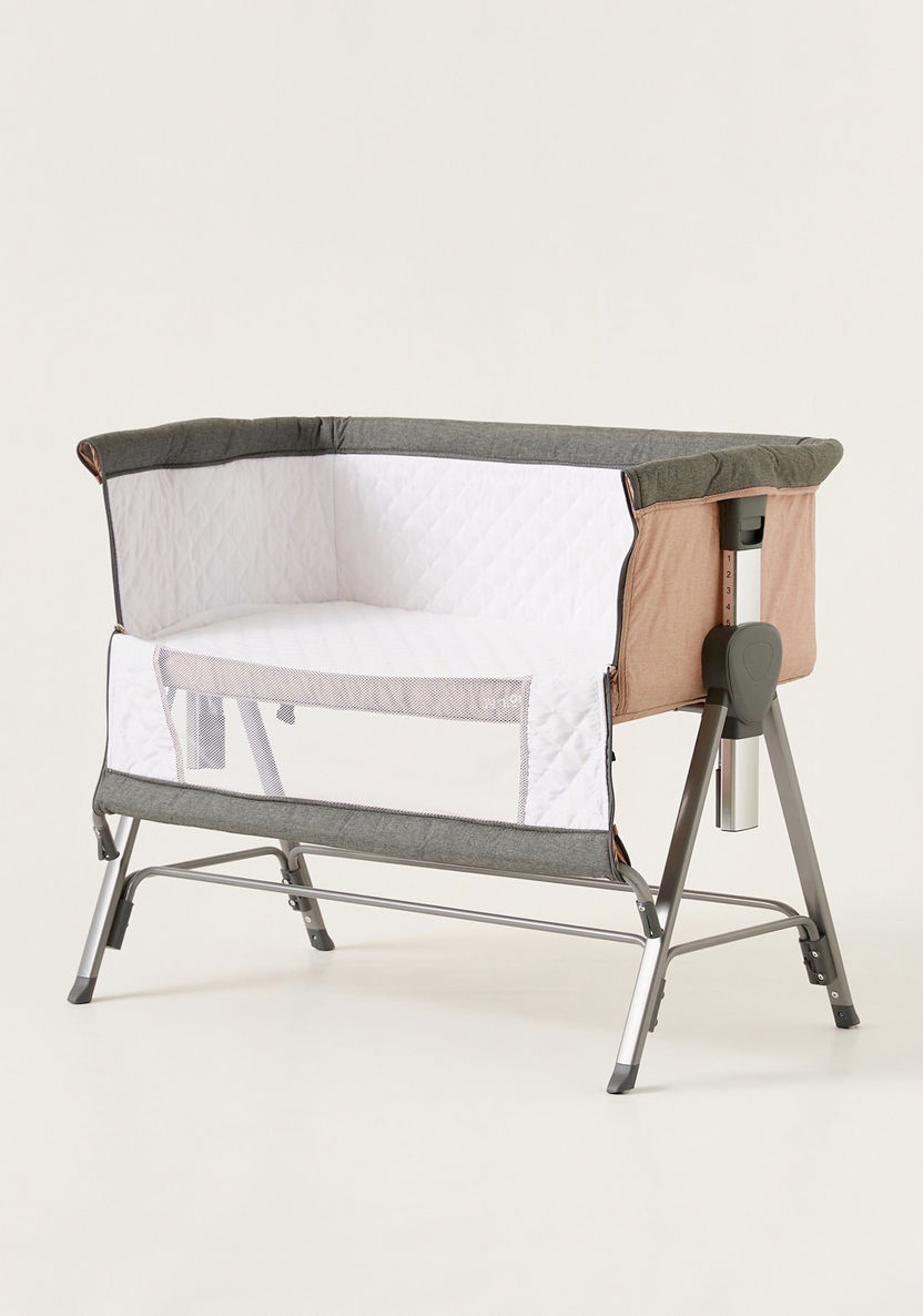 Juniors Percy Baby Co-sleeper - Blue and Grey ( Up to 6 months)-Cradles and Bassinets-image-3