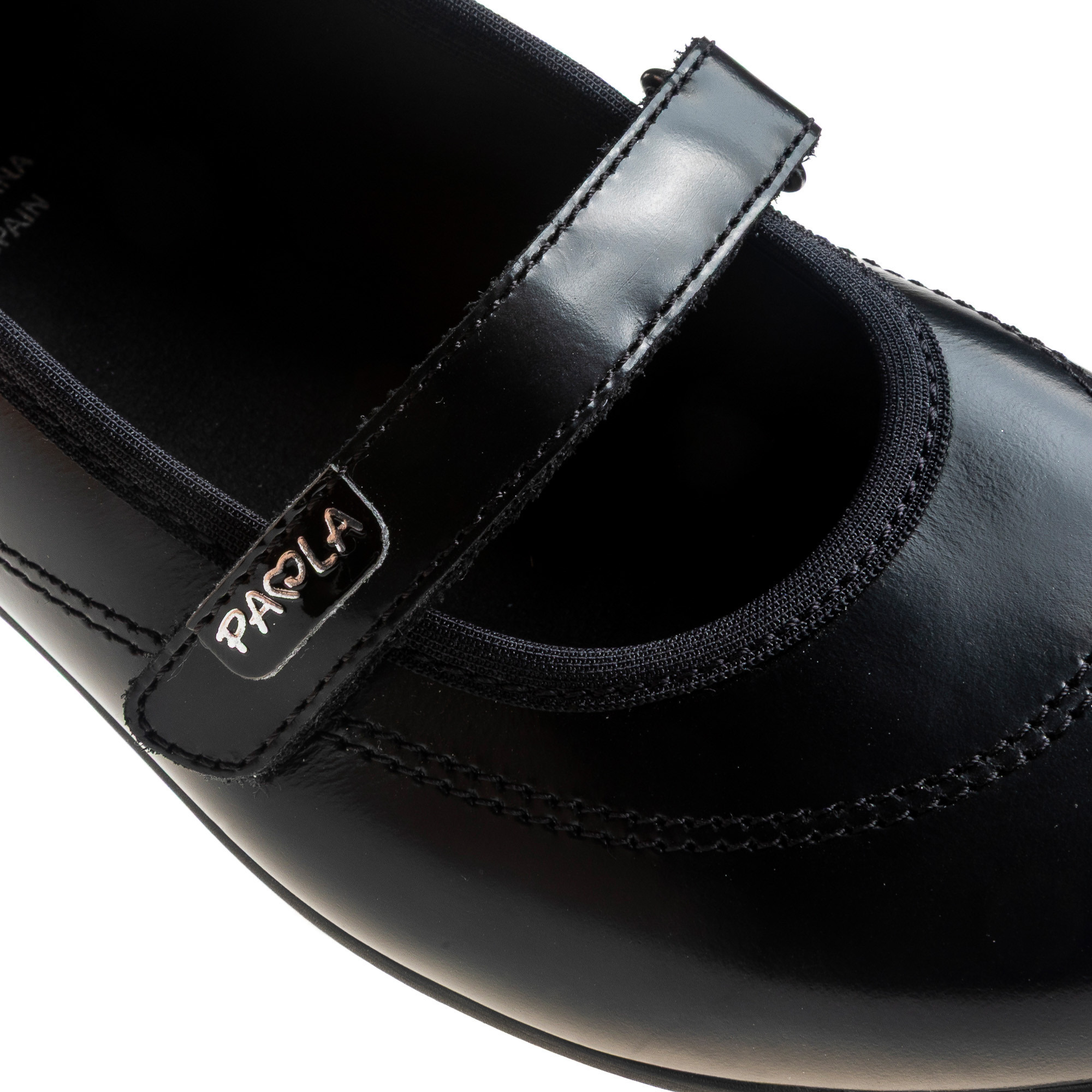 Pablosky Girls Hook & Loop Leather Mary Jane School Shoes-girls-shoes-maryjanes-image-6