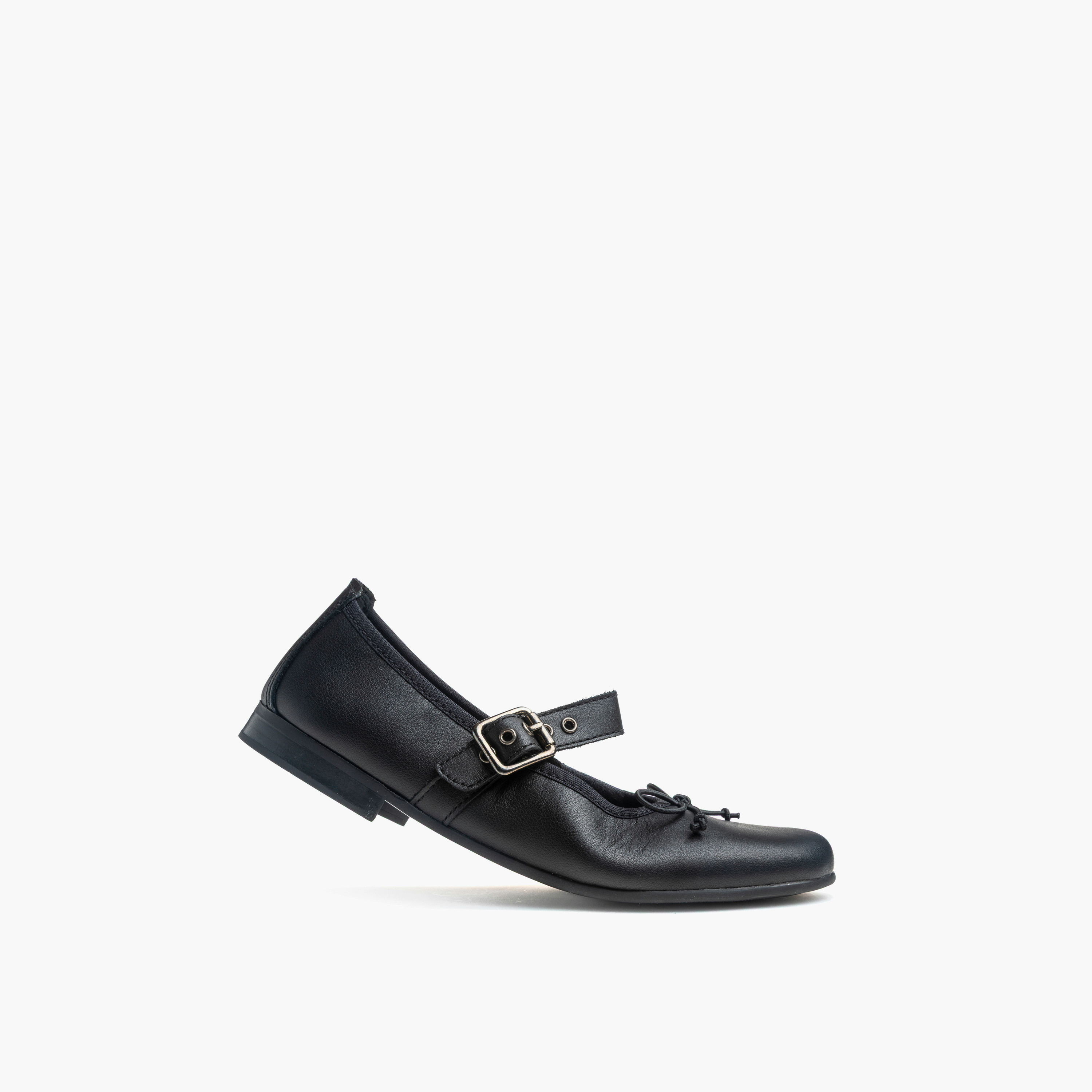 Pablosky Girls Buckle Closure Leather School Shoes-girls-shoes-schoolshoes-image-4