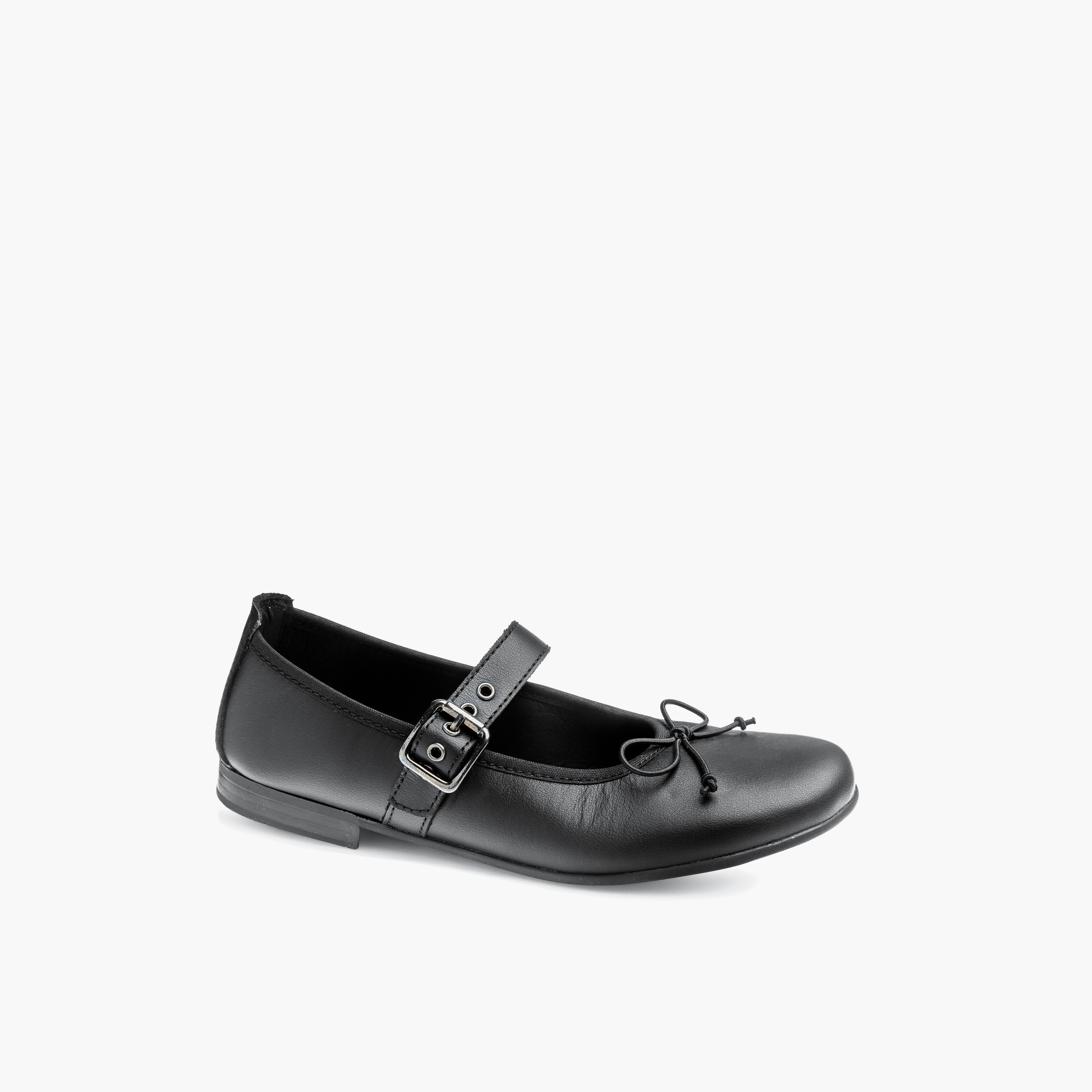 Pablosky Girls Buckle Closure Leather School Shoes-girls-shoes-schoolshoes-image-7
