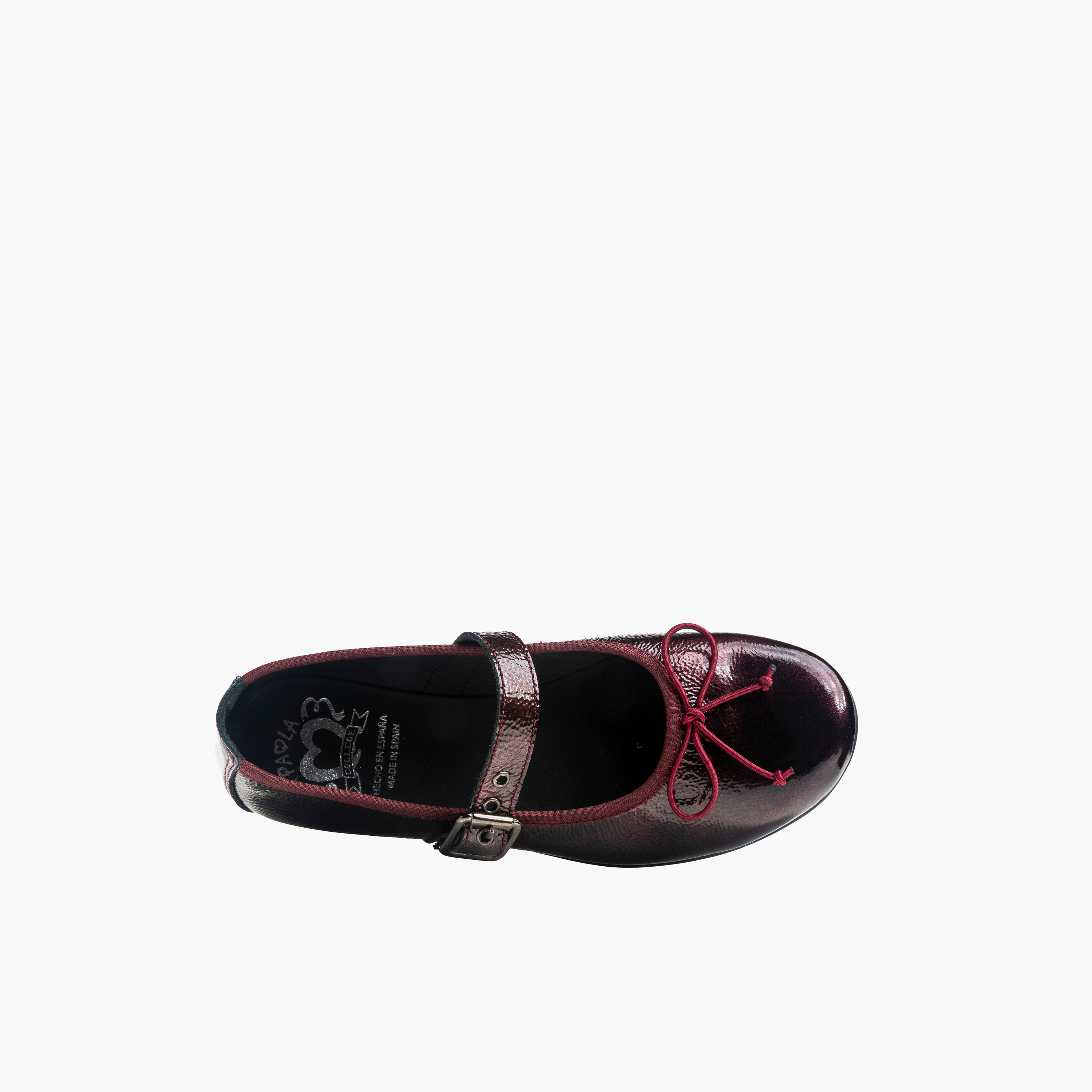 Pablosky Girls Buckle Closure Leather School Shoes-girls-shoes-schoolshoes-image-3