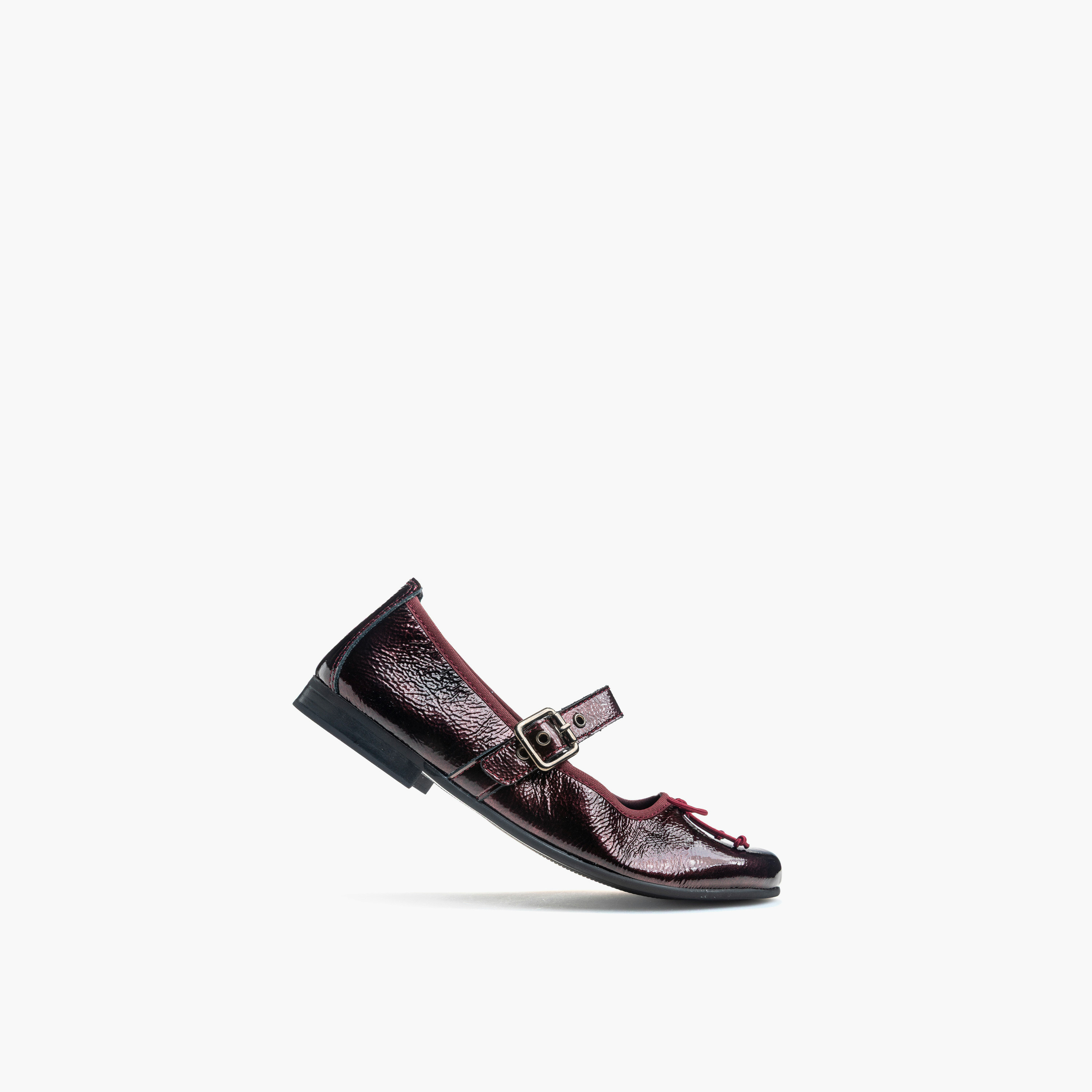 Pablosky Girls Buckle Closure Leather School Shoes-girls-shoes-schoolshoes-image-4