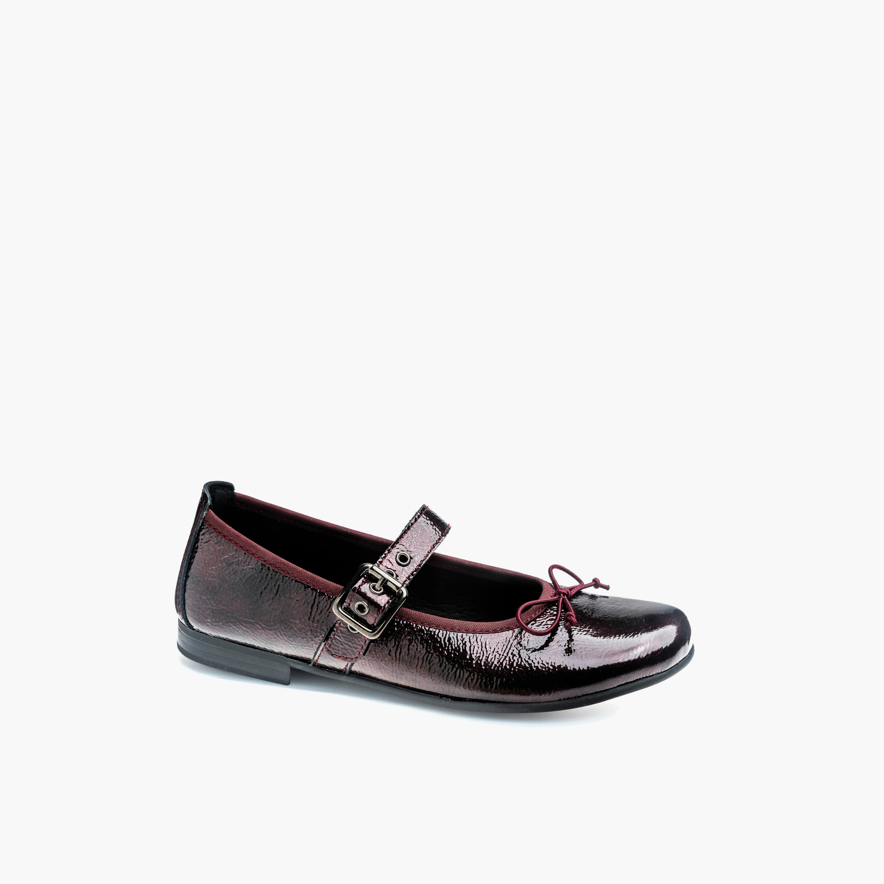 Pablosky Girls Buckle Closure Leather School Shoes-girls-shoes-schoolshoes-image-7