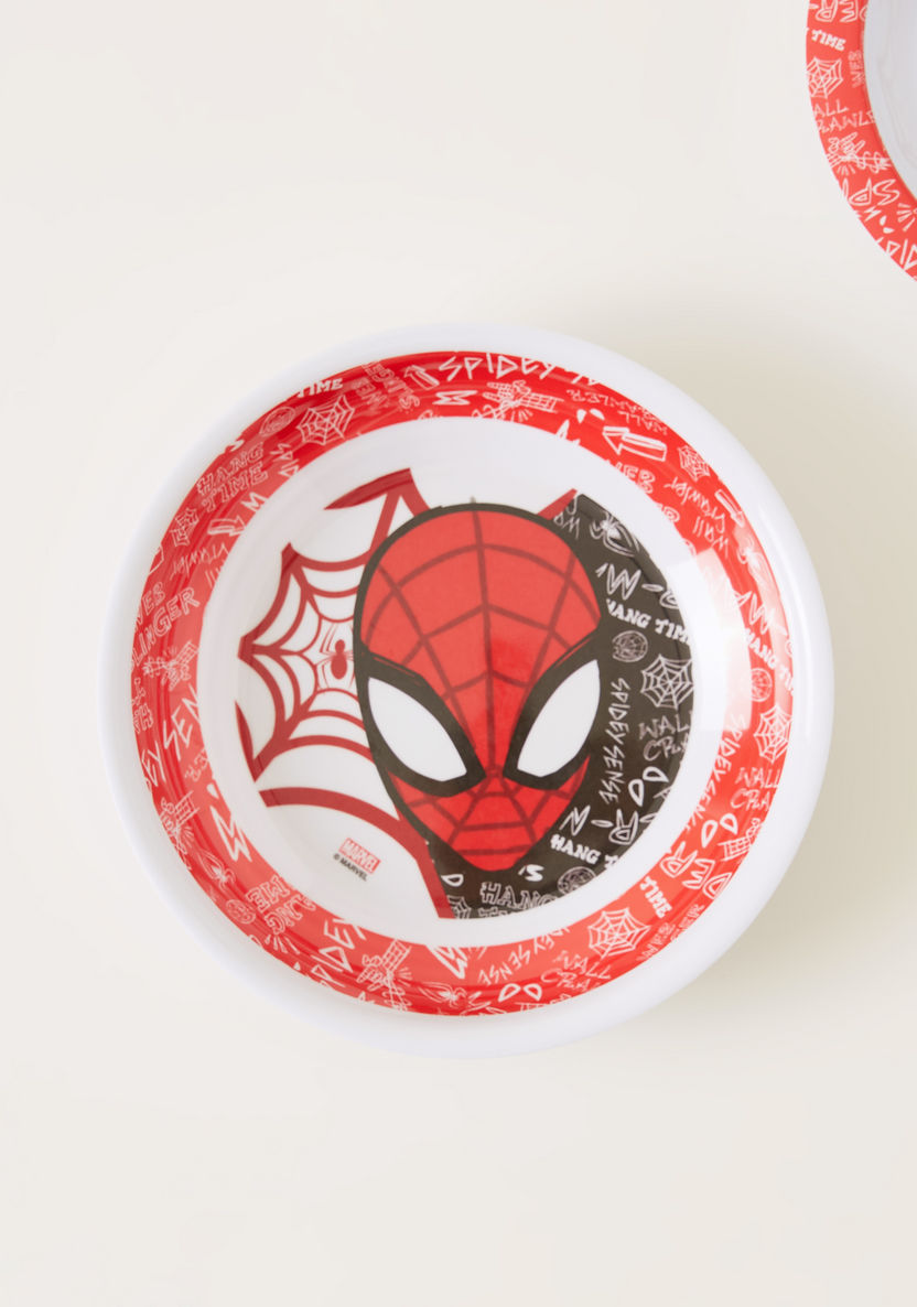 Spider-Man Deep Plate with Rim-Mealtime Essentials-image-1