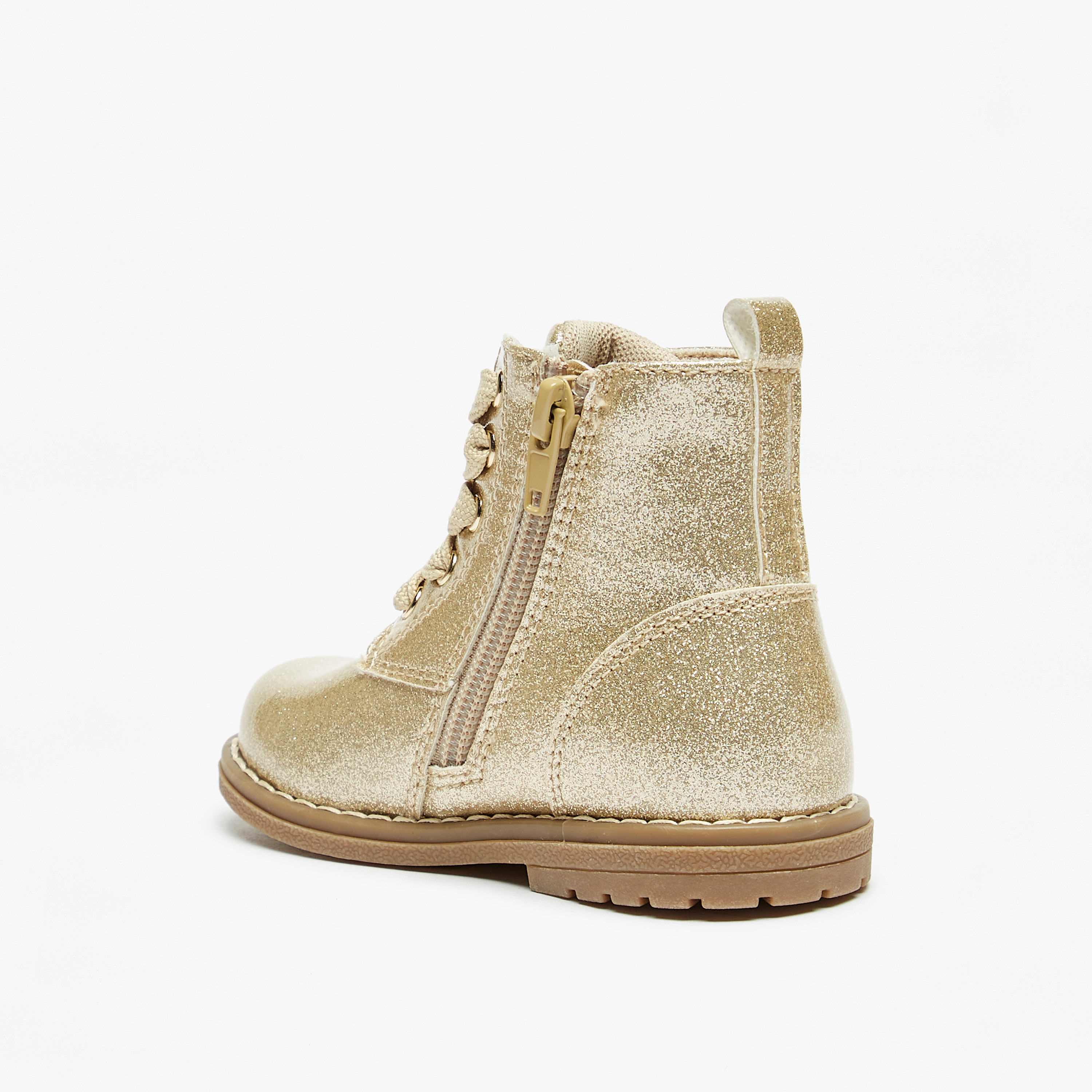 Infant deals gold boots