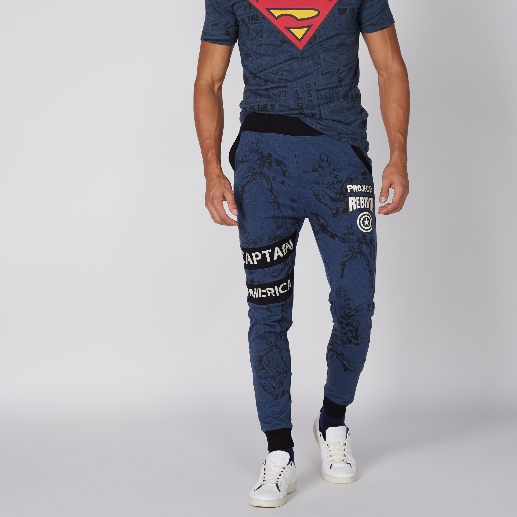 Buy Captain America Print Track Pants with Insert Pockets Online at Best  Prices in India - JioMart.