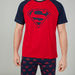 Sustainability Superman Printed T-shirt with Full Length Jog Pants-Sets-thumbnailMobile-1