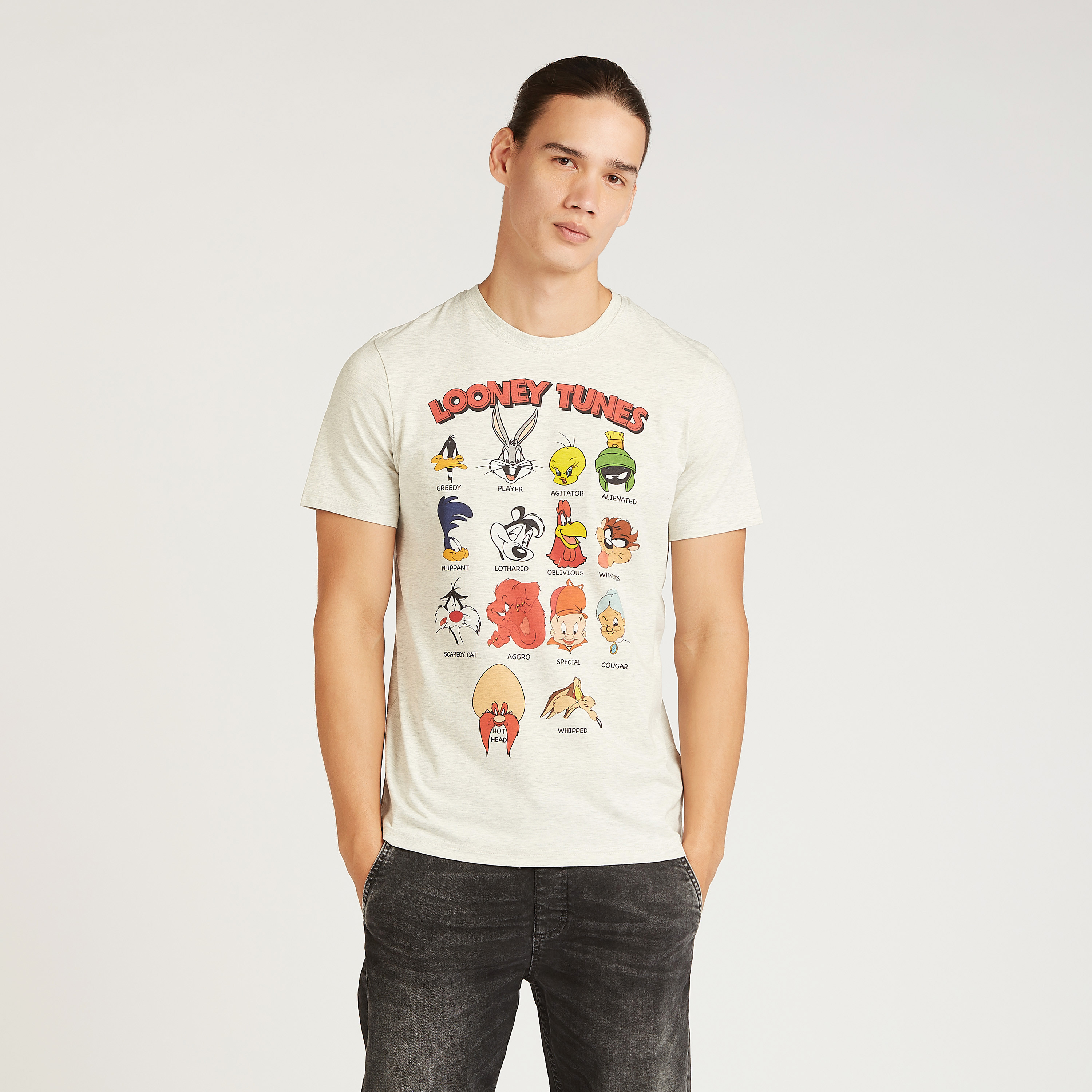 pull and bear looney tunes t shirt