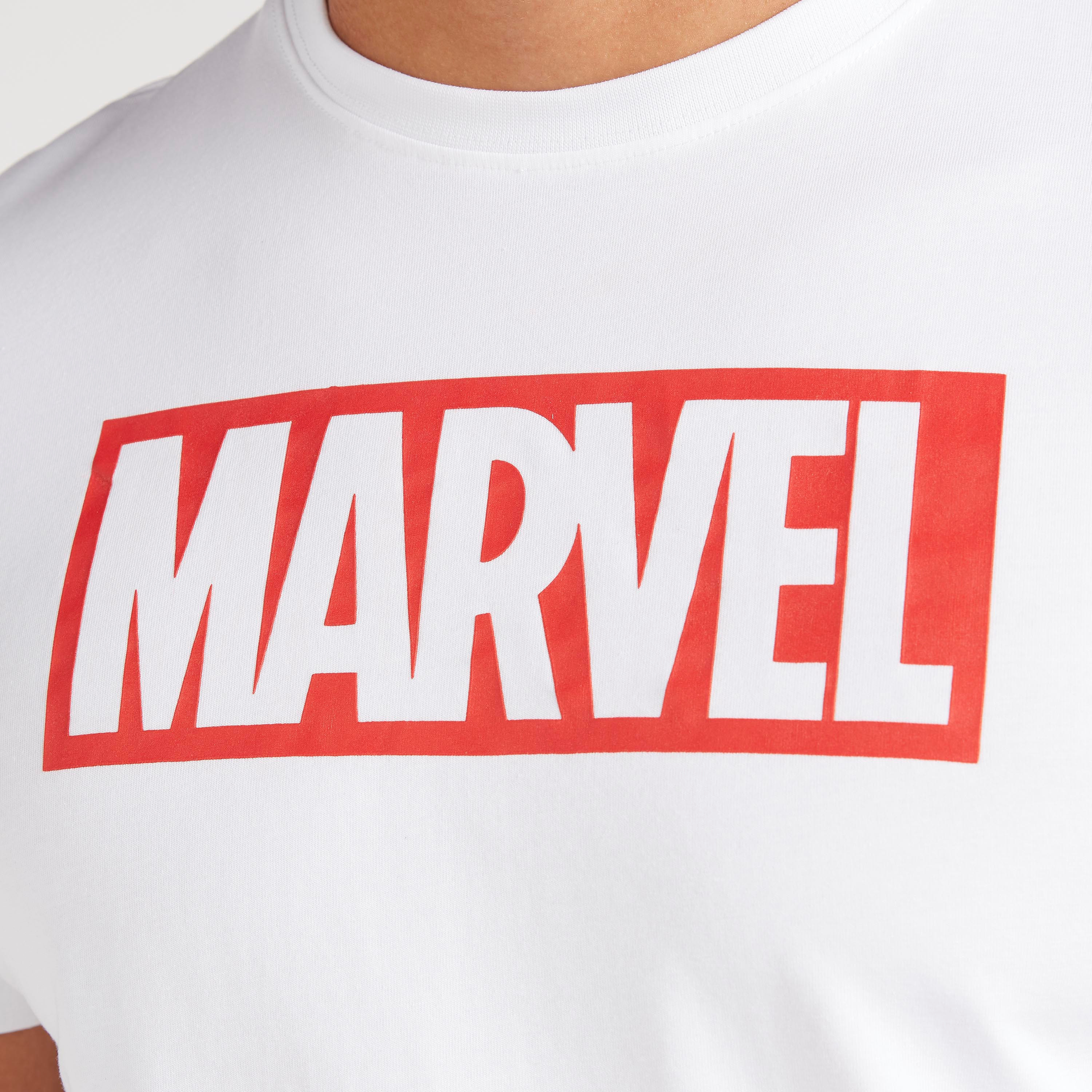 Marvel Print T-shirt with Crew Neck and Short Sleeves-men-clothing-tshirtsandpolos-tshirts-image-3