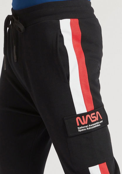 NASA Print Joggers with Drawstring Closure and Pockets