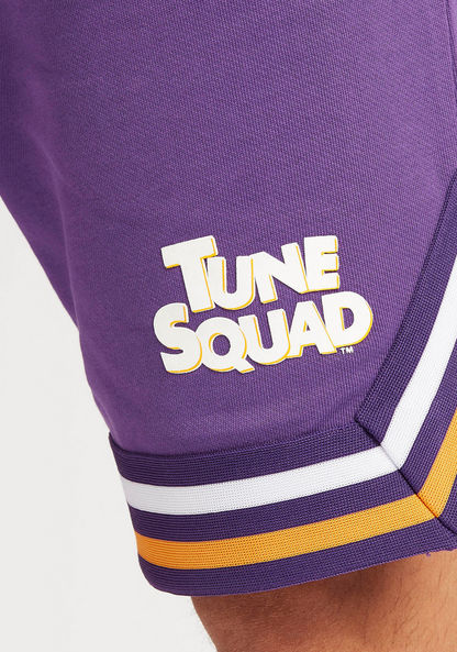 Tune Squad Print Shorts with Drawstring and Pockets