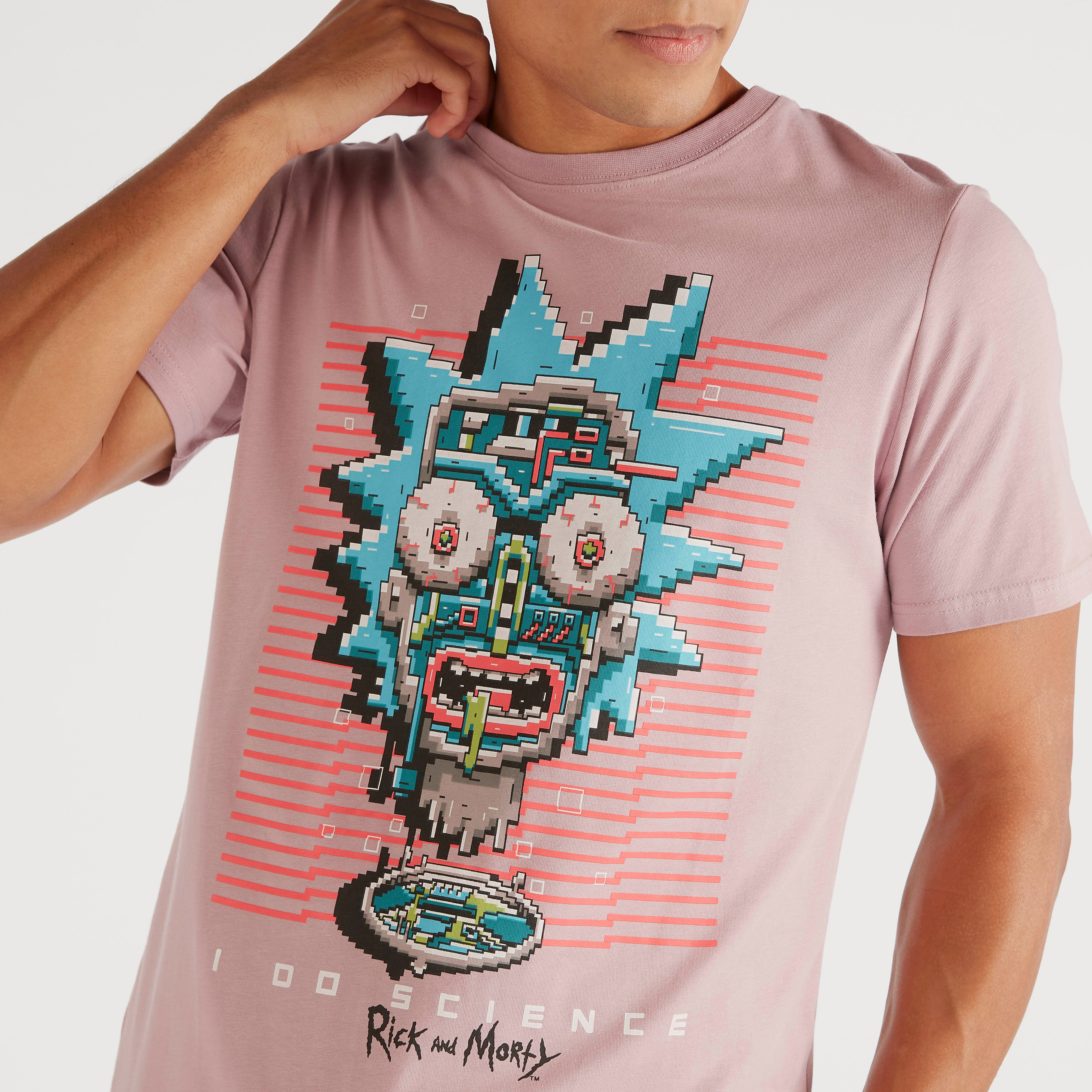 تيشيرت بياقة مستديرة وطبعات ريك آند مورتي-men-clothing-tshirtsandpolos-tshirts-image-3