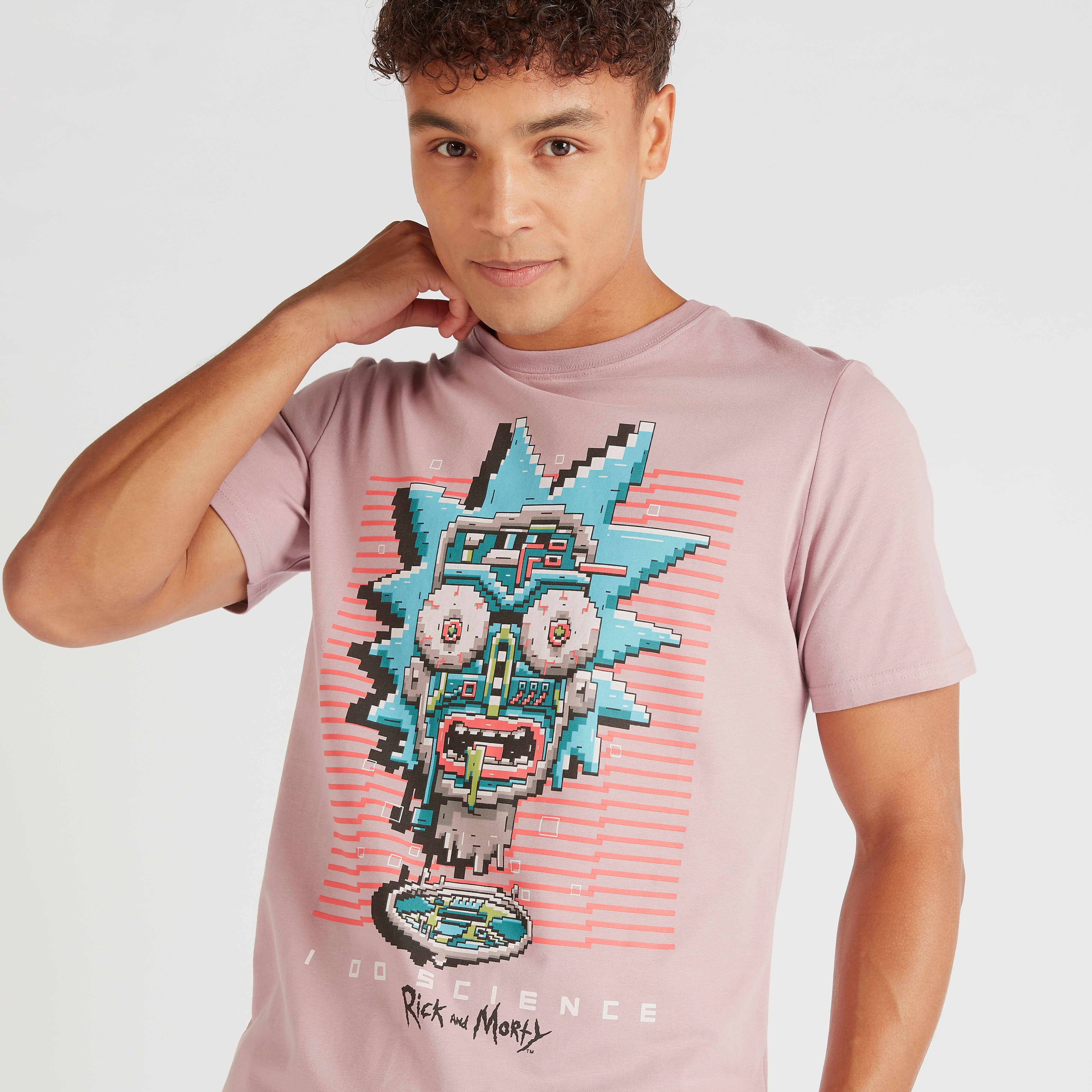 تيشيرت بياقة مستديرة وطبعات ريك آند مورتي-men-clothing-tshirtsandpolos-tshirts-image-5