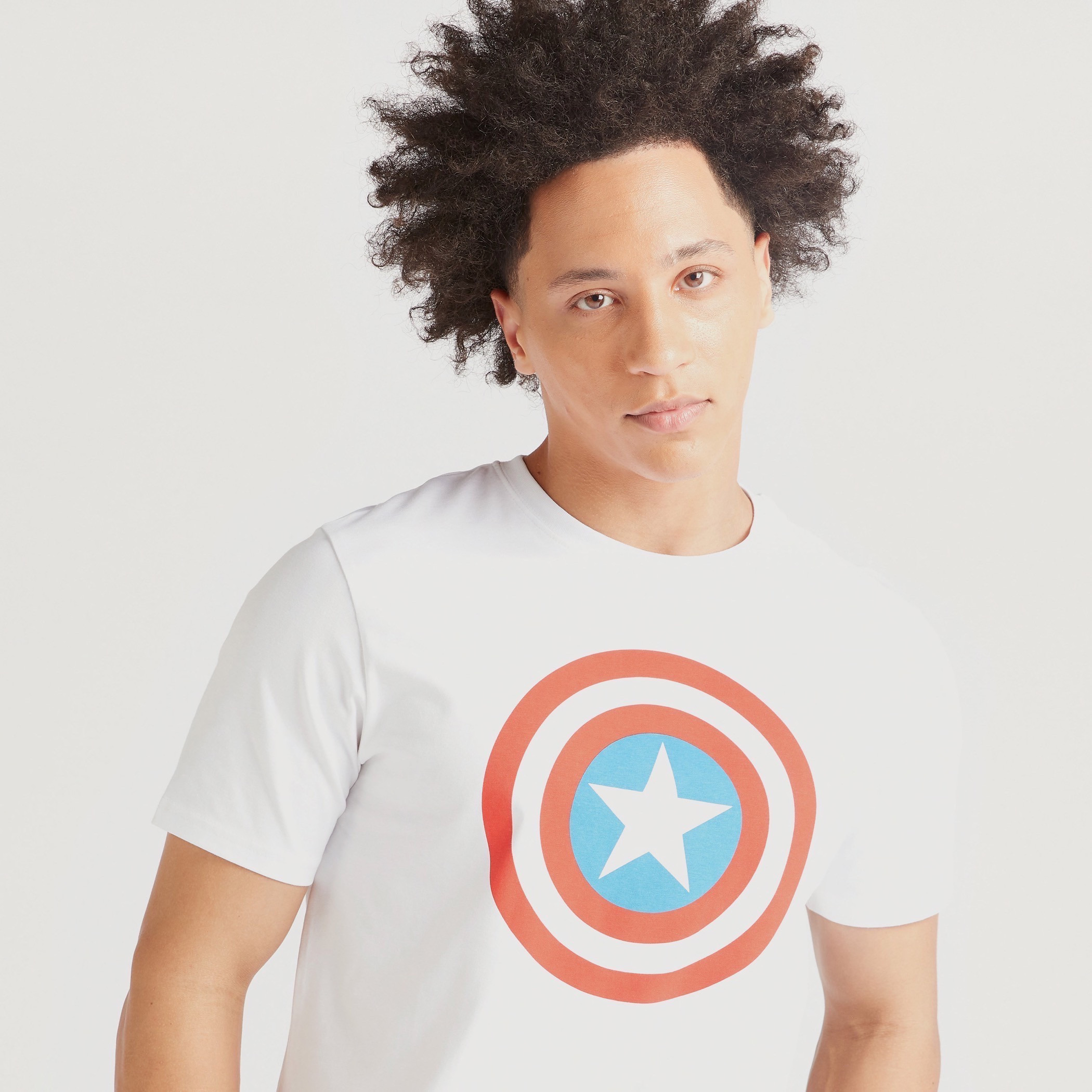 Captain america outlet t shirt print