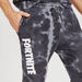 Fortnite Print Tie-Dye Joggers with Drawstring Closure and Pockets-Joggers-thumbnailMobile-2