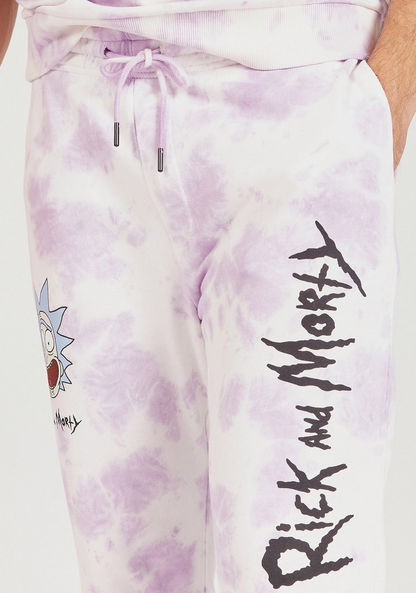 Shop Rick and Morty Print Joggers with Drawstring Closure and Pockets Online | Splash Saudi