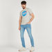 Nasa Print Crew Neck T-shirt with Short Sleeves-T Shirts-thumbnailMobile-1
