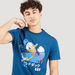 Donald Duck Print Crew Neck T-shirt with Short Sleeves-T Shirts-thumbnailMobile-2