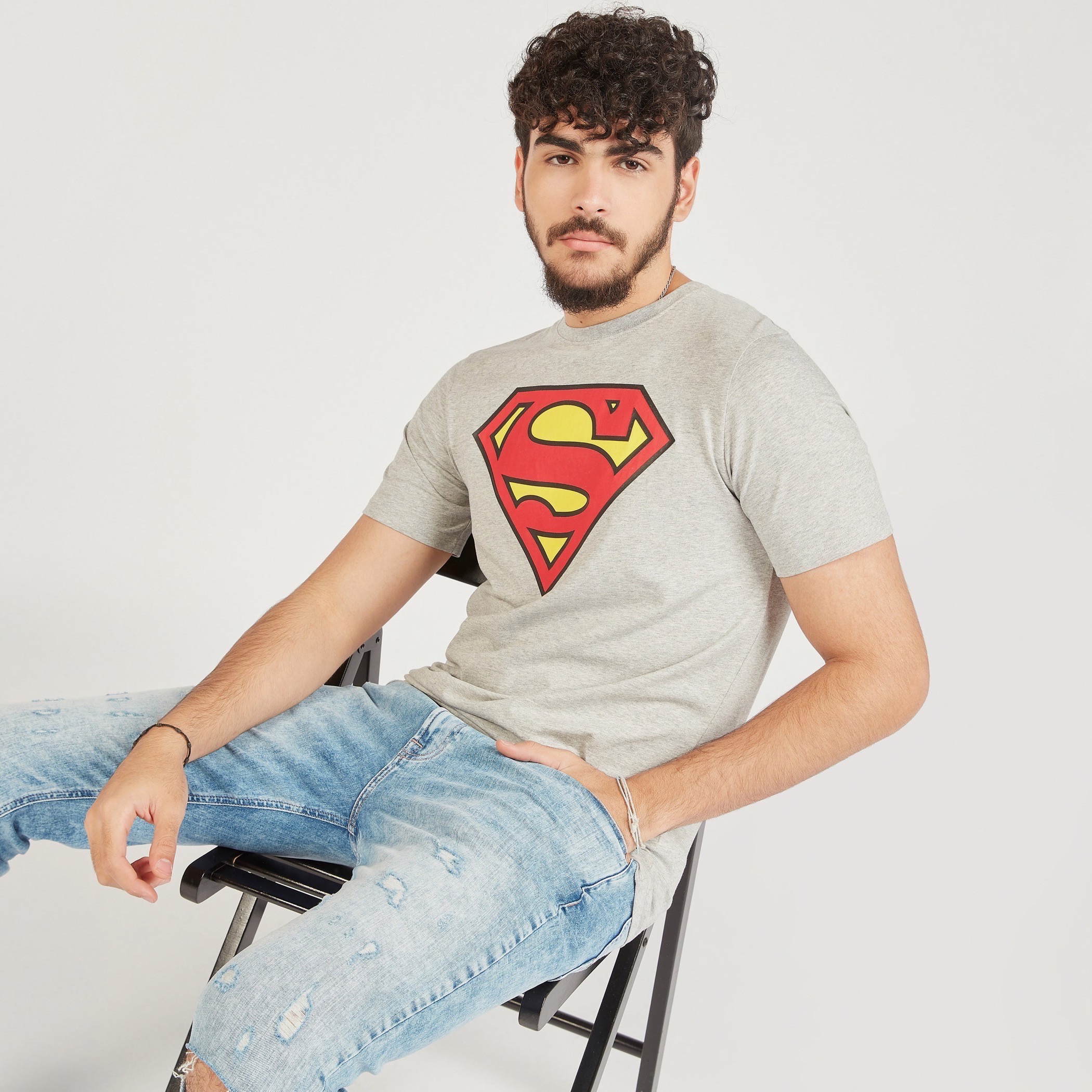 Custom Superman Initial Printed T-shirt | Men, Women, Kids | Xtees