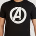 Avengers Print Crew Neck T-shirt with Short Sleeves-T Shirts-thumbnail-2
